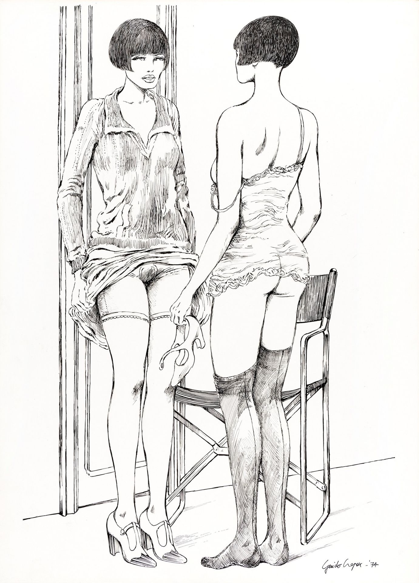 GUIDO CREPAX A proposito di Valentina, 1974

crayon et encre sur carton
36,5 x 5&hellip;