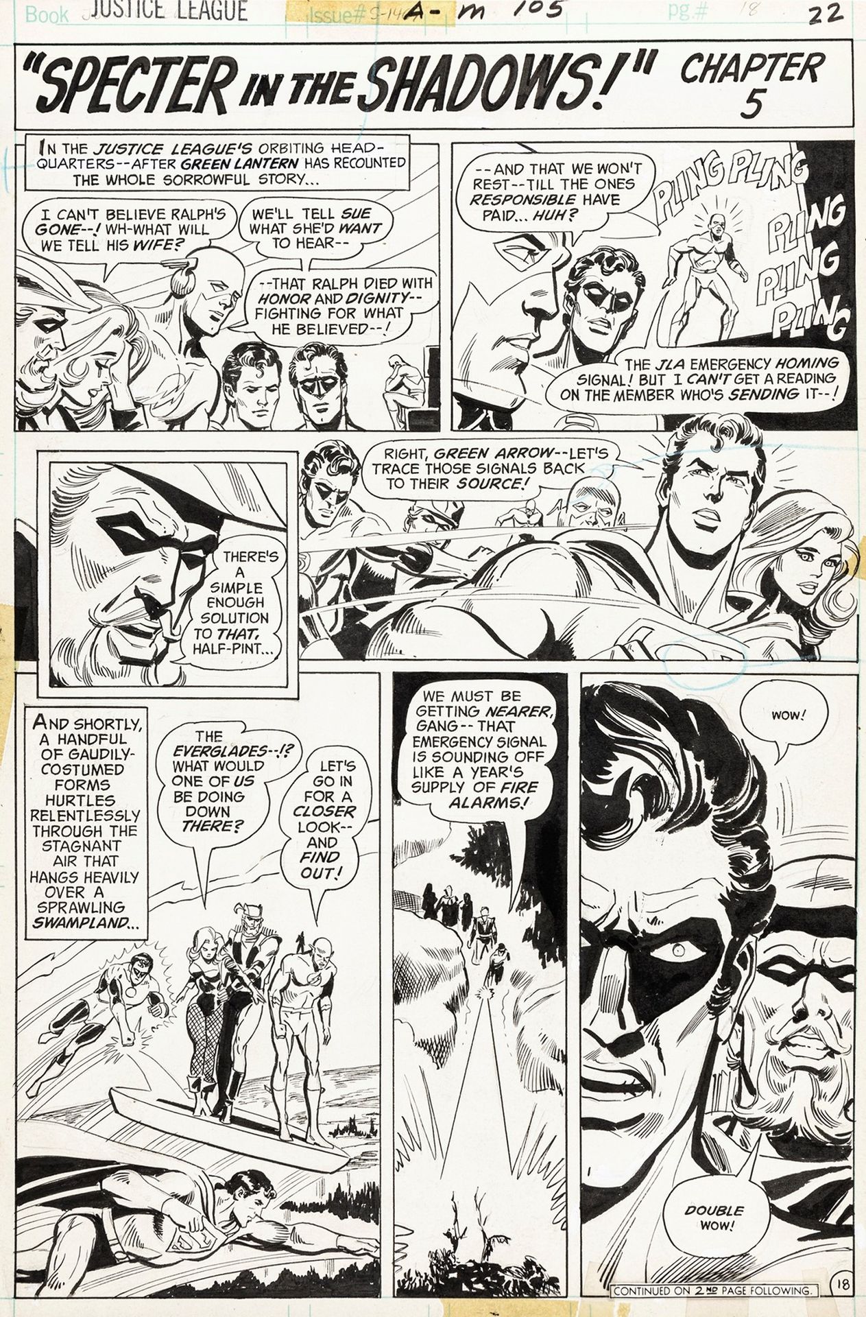 Dick Dillin Justice League of America - Specter in the Shadows!, 1973

pencil an&hellip;