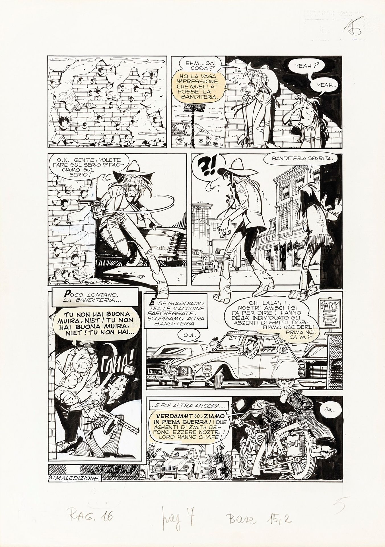 Giorgio Cavazzano Altai & Jonson - Una strana storia, 1976

crayon et encre sur &hellip;