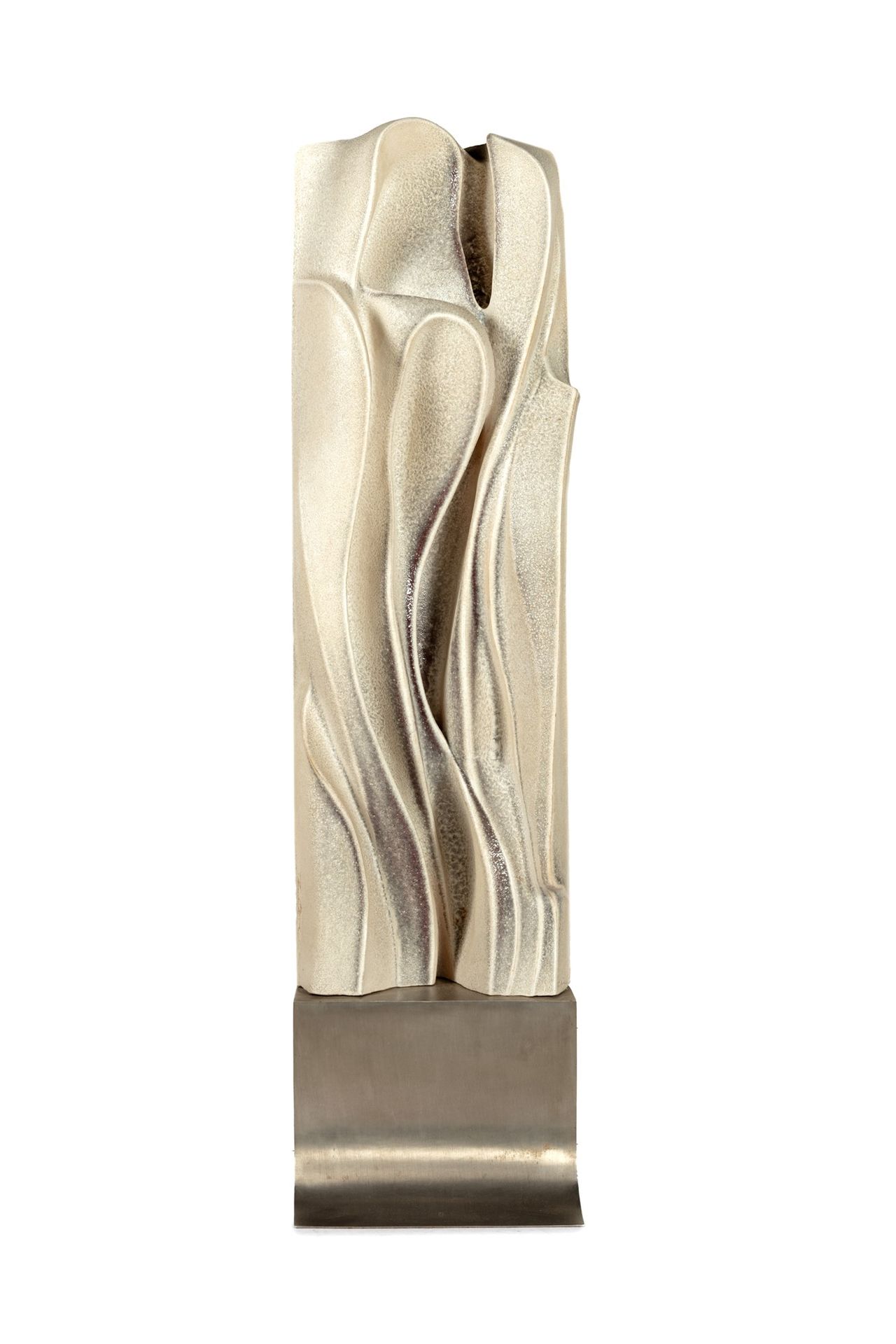 Carlo Zauli Stèle

gres
113 x 31 x 21 cm (y compris le socle en métal)
Signé sur&hellip;