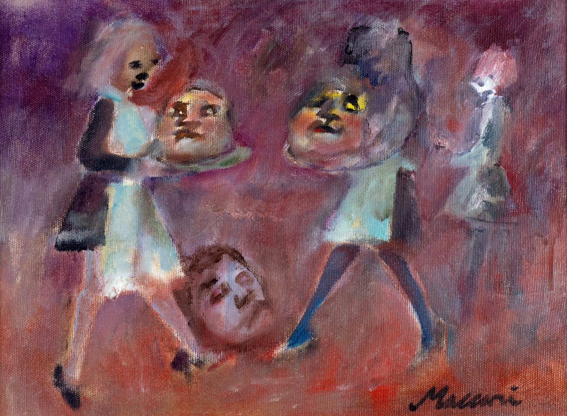MINO MACCARI The waitresses, 70's

oil on canvas
30 x 40 cm
Signed lower right: &hellip;