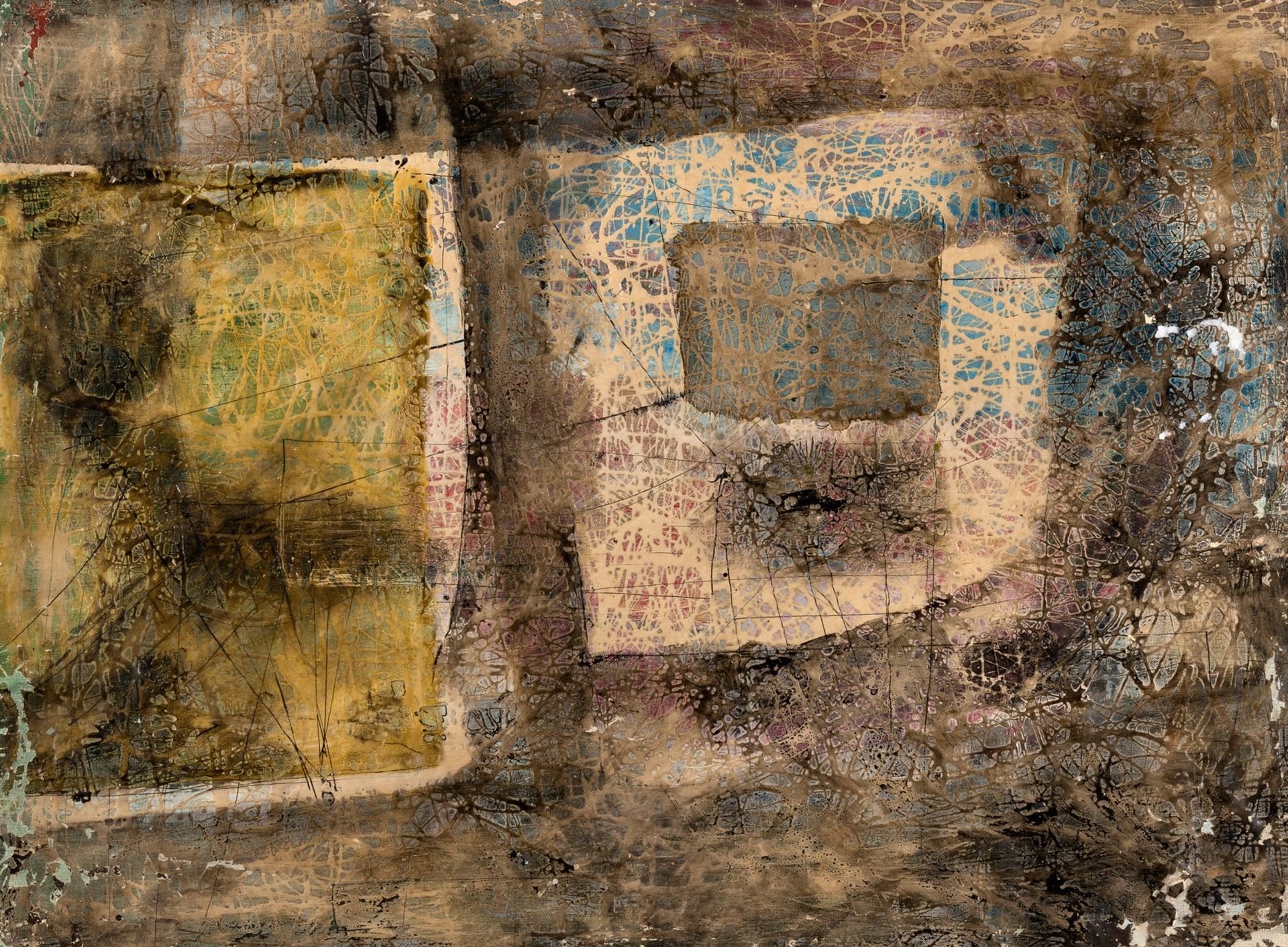 Abdul Hadi El-Gazzar Composition

oil and mixed media on canvas laid on cardboar&hellip;