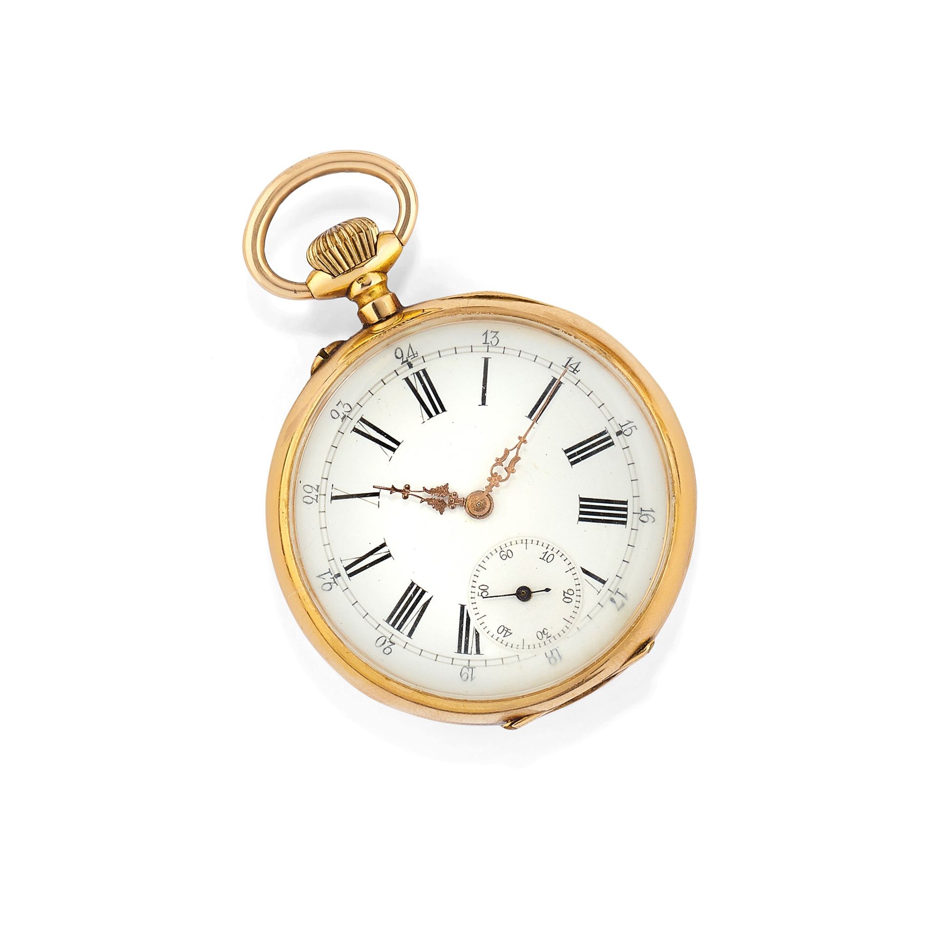 Null Un reloj de bolsillo de oro amarillo de 18 quilates


Peso g 75,50 diámetro&hellip;