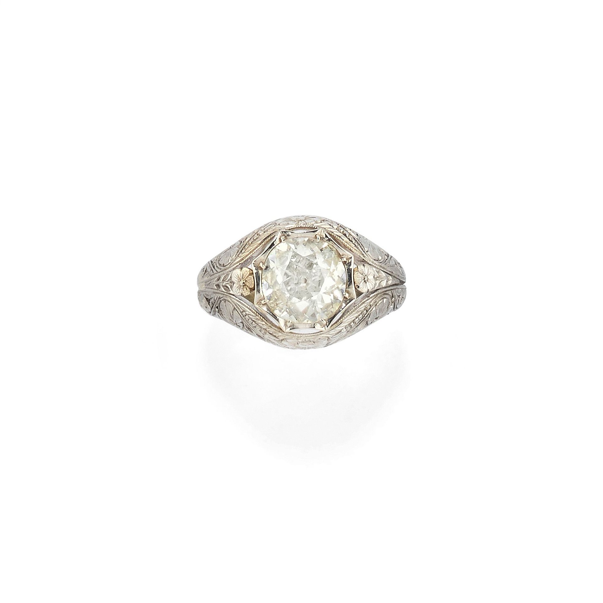 Null Ein Ring aus Platin und Diamanten


 

Alt geschliffener Diamant ca. 3,00 c&hellip;