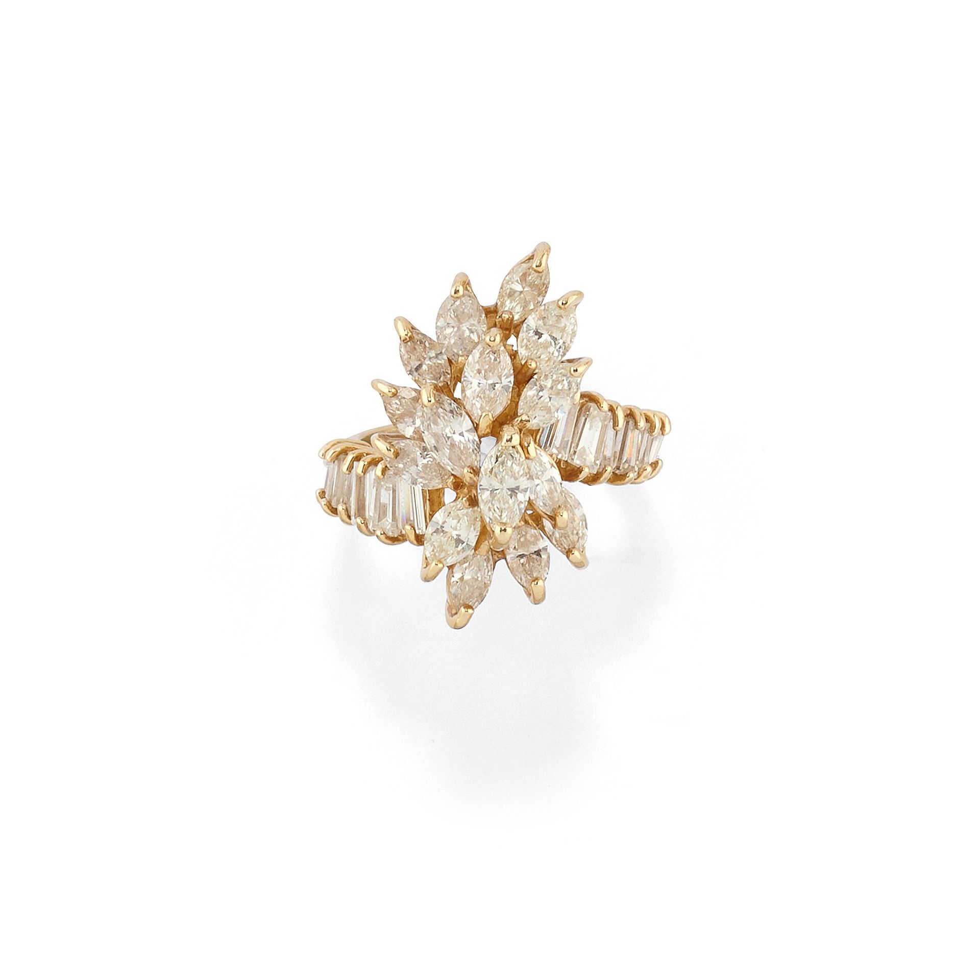 Null Ein Ring aus 14k Gelbgold und Diamanten


 

Diamant im Navette- und Baguet&hellip;