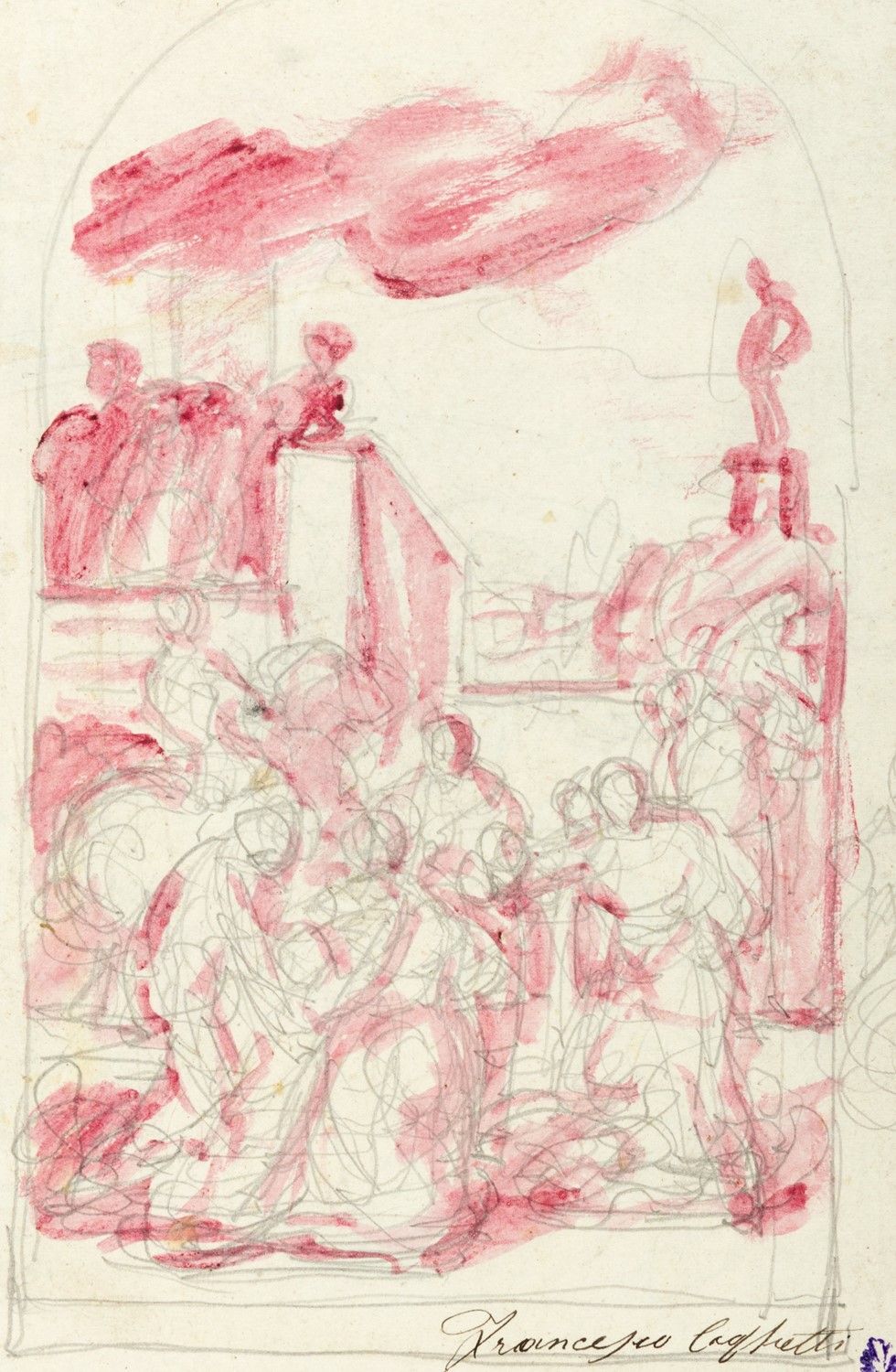 Francesco COGHETTI Étude pour une scène de martyre

crayon gris sur papier
222 x&hellip;