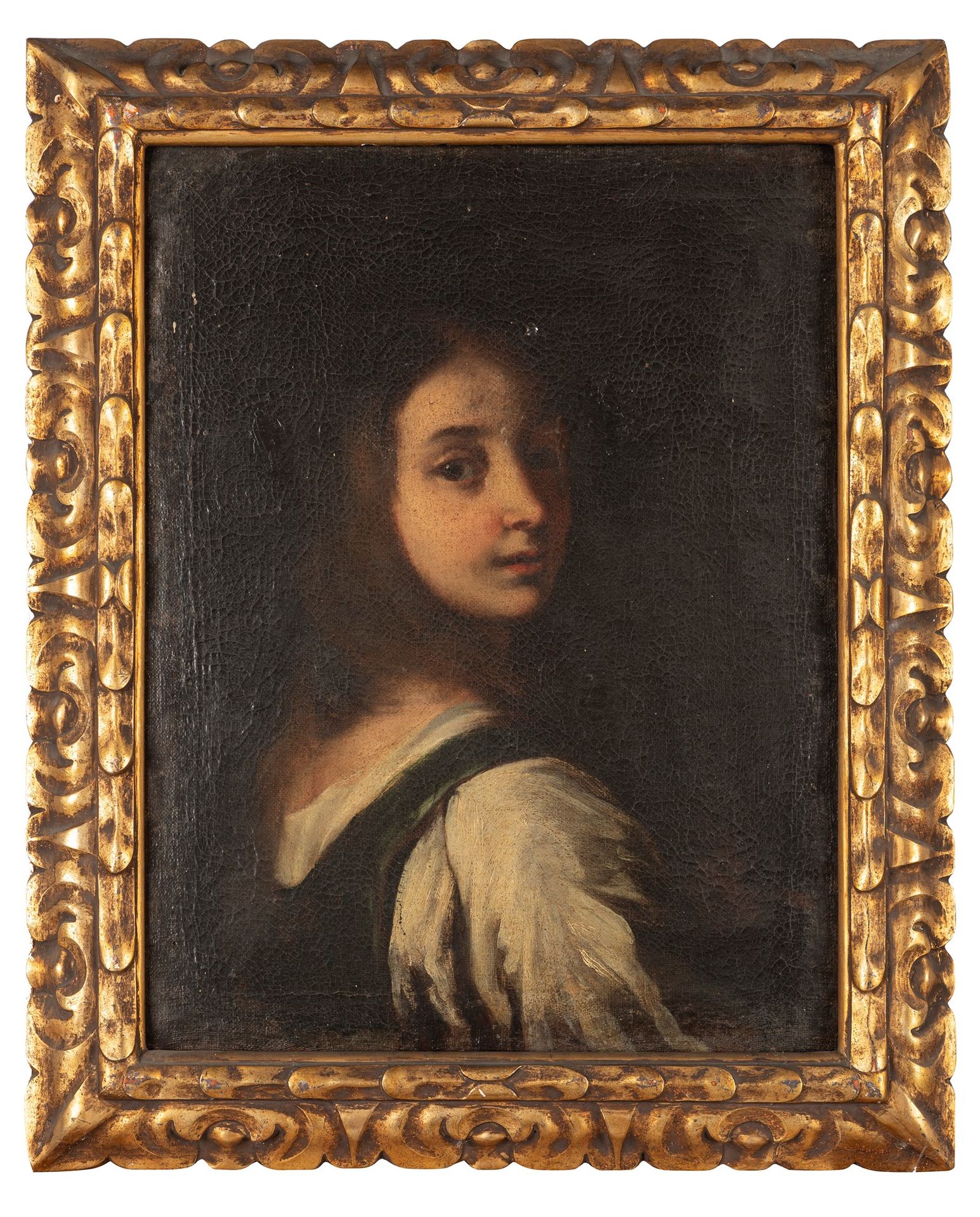 Scuola dell'Italia settentrionale, secolo XVII Portrait en demi-longueur d'une j&hellip;