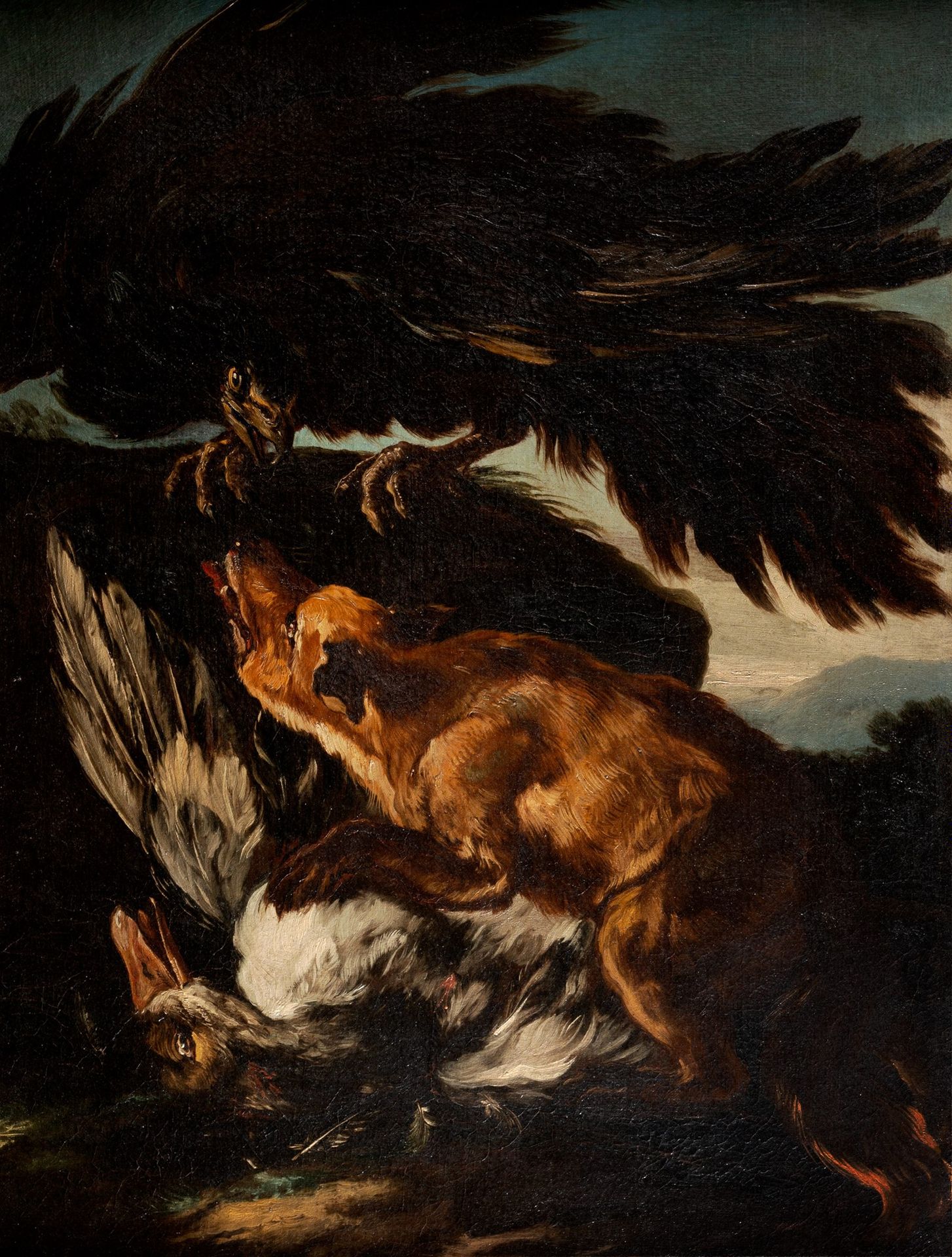 ANGELO MARIA CRIVELLI, detto IL CRIVELLONE 有争议的猎物

布面油画
98 x 72 cm