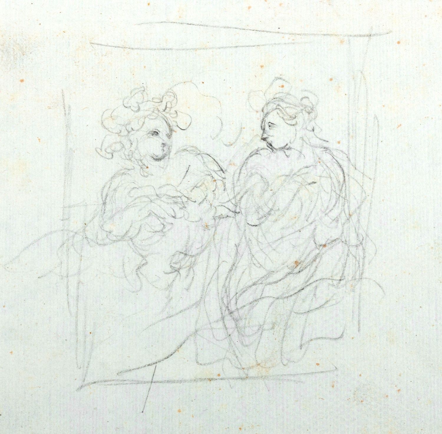 Ottavio Dandini Tres dibujos con estudios de figuras femeninas

lápiz negro sobr&hellip;