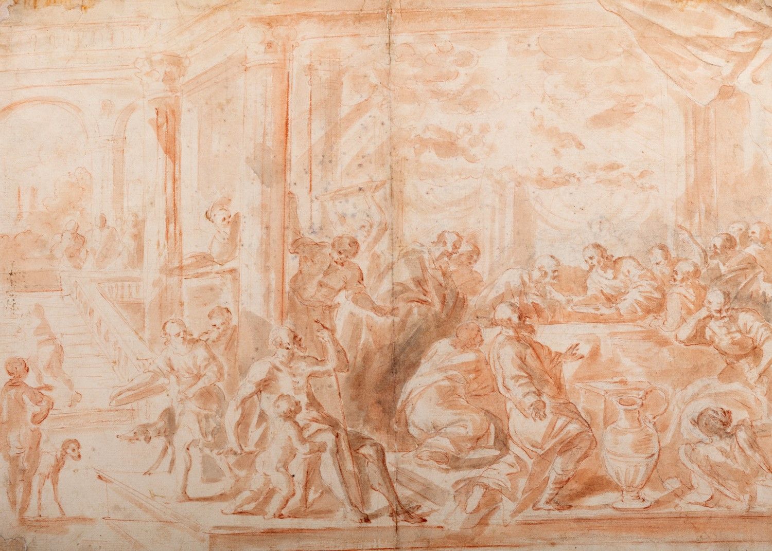 Scuola napoletana, secolo XVIII LaCène

crayon rouge, plume et aquarelle sur pap&hellip;