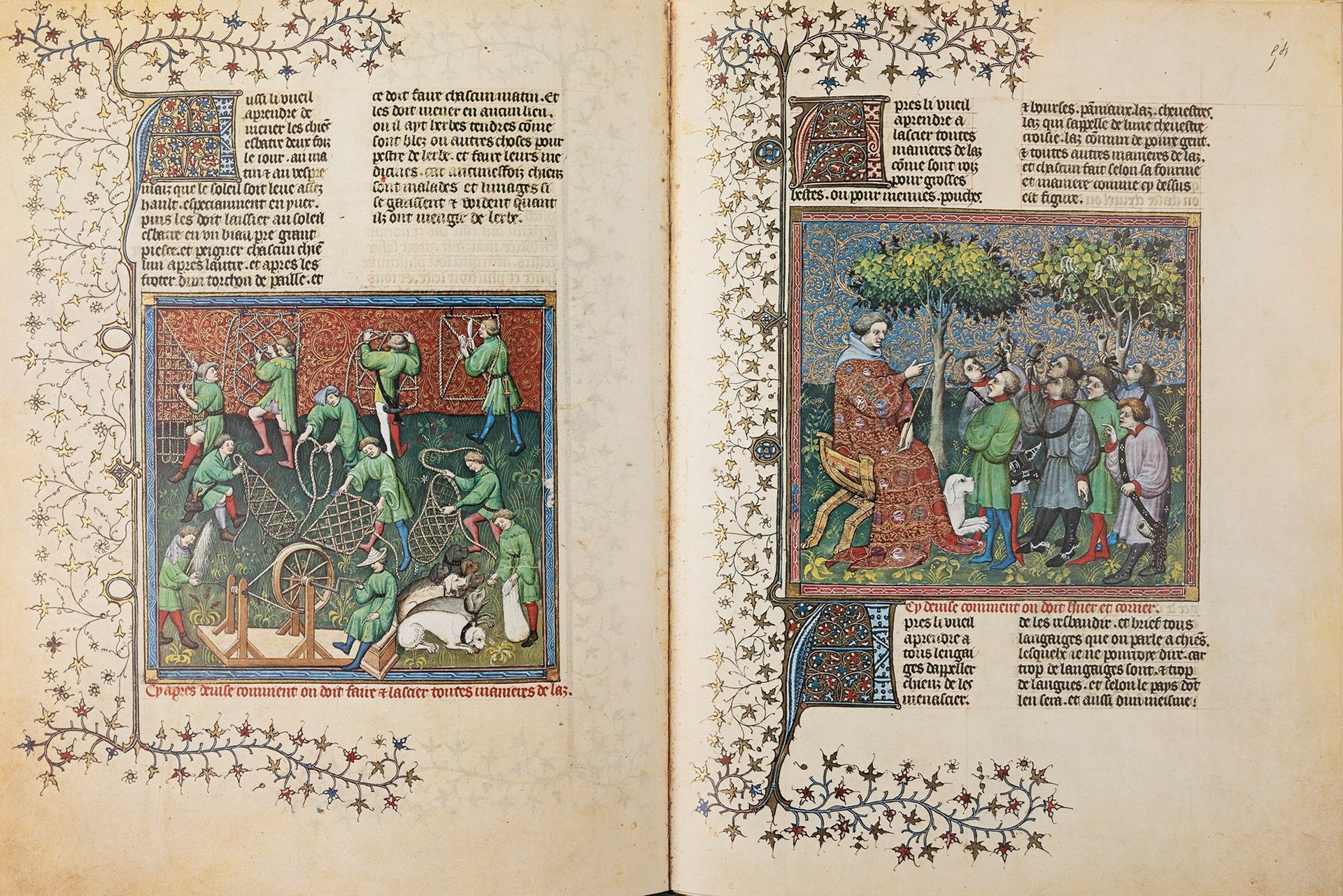 Gaston PHOEBUS Phoebus, Gaston - Le Livre de la chasse- Manuscrit francais 616 d&hellip;