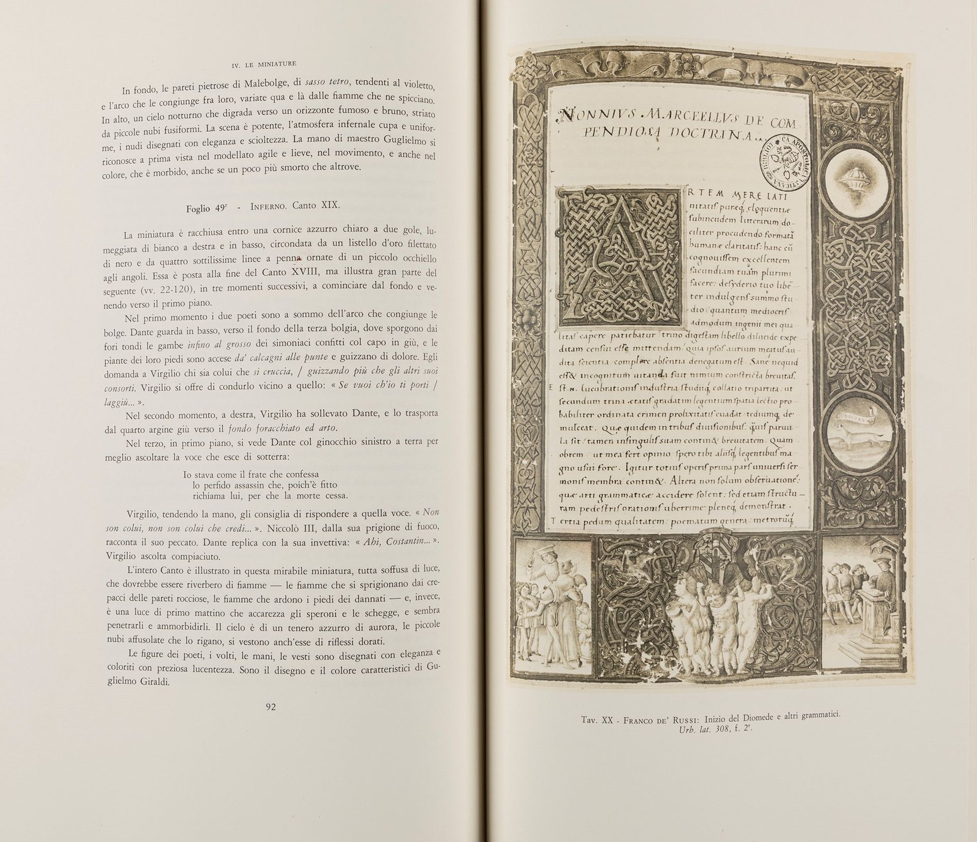 Null 梵蒂冈图书馆的Dante Urbinate

米兰，Fratelli Fabbri，1965。385 x 240毫米。红色皮革装订，图版上有金色框架，&hellip;