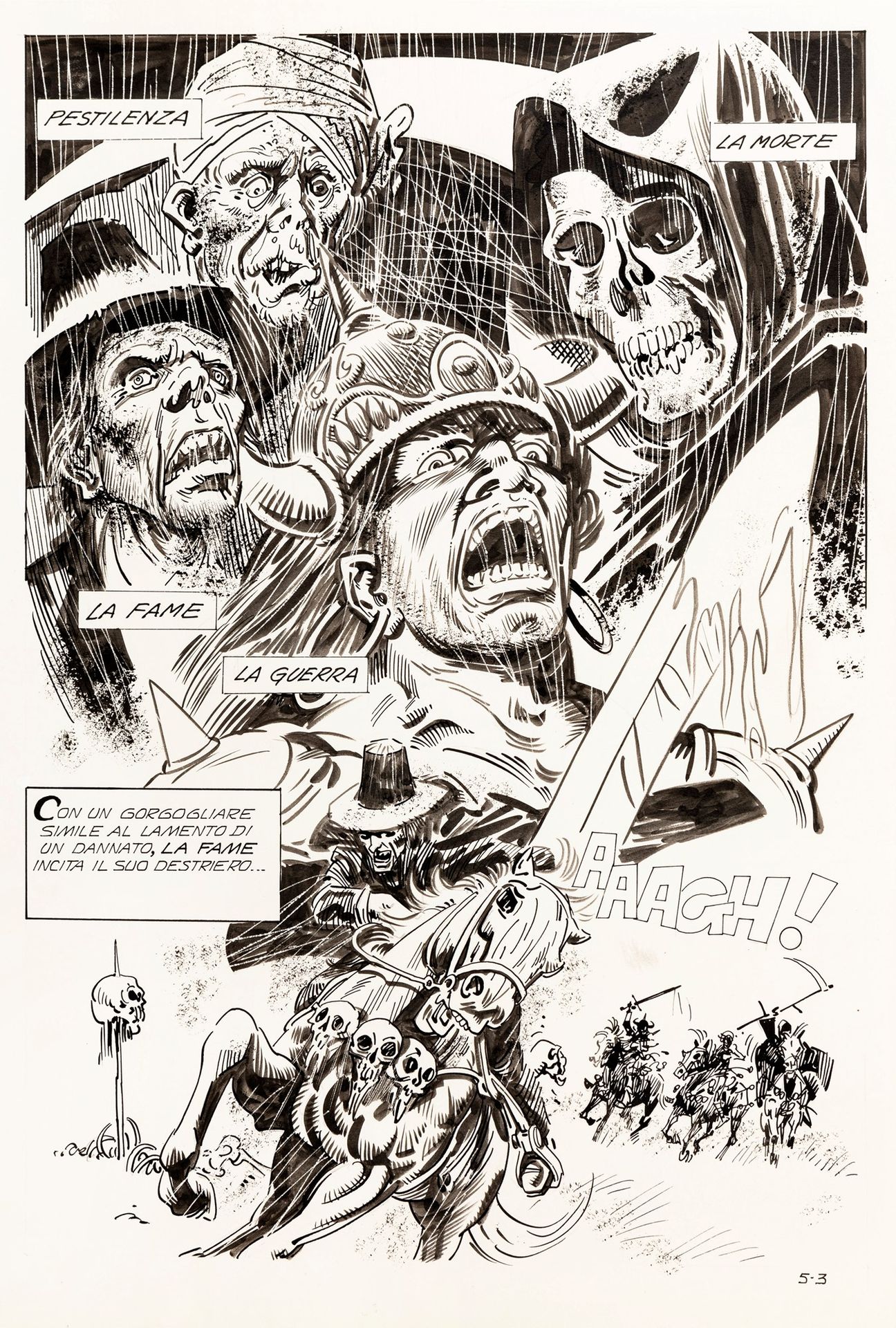 Vladimiro Missaglia Fumetti dell'Orrore - I Cavalieri dell'Apocalypse, 1979

cra&hellip;