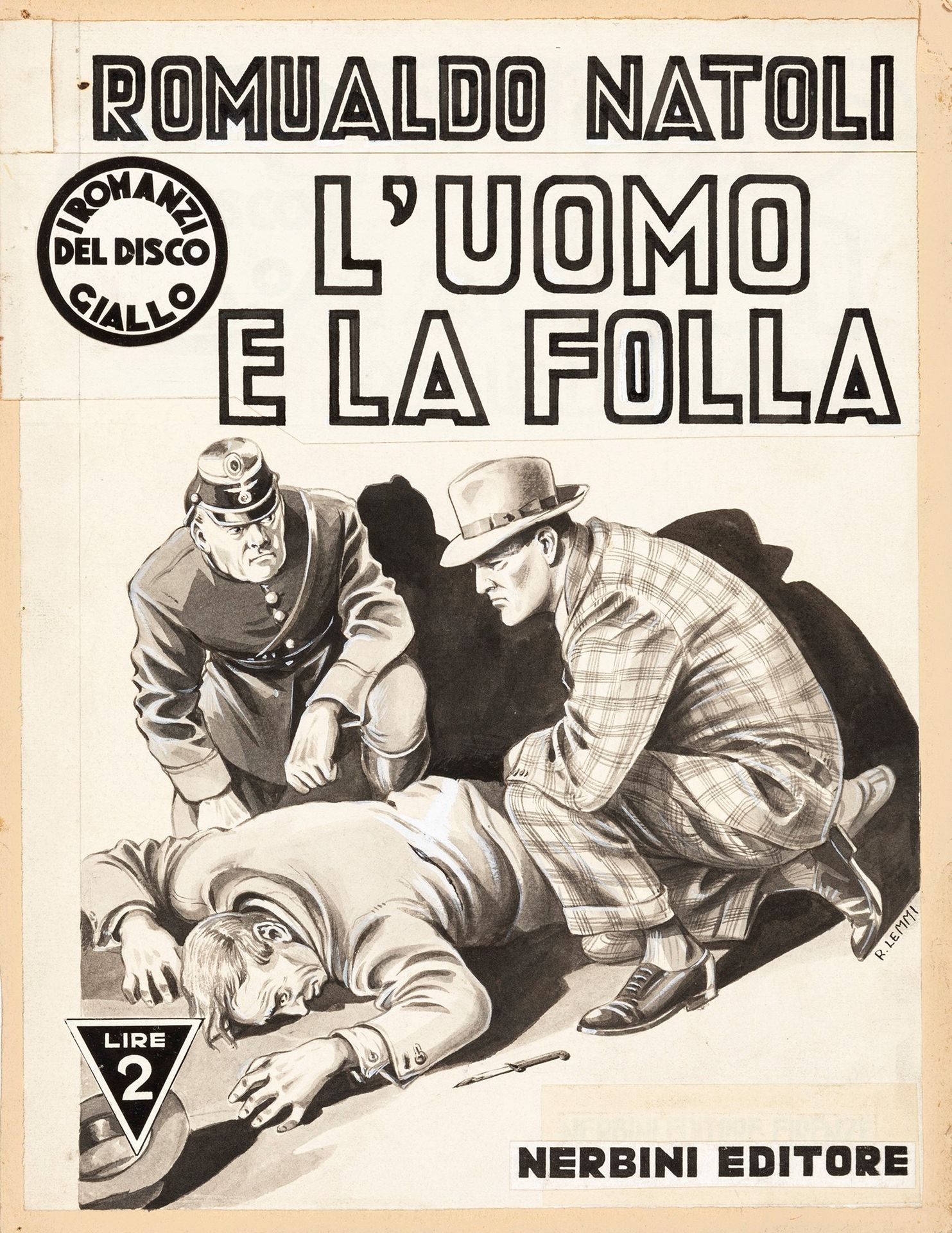 Roberto Lemmi L'uomo e la folla, 1941

crayon, encre et aquarelle sur carton min&hellip;