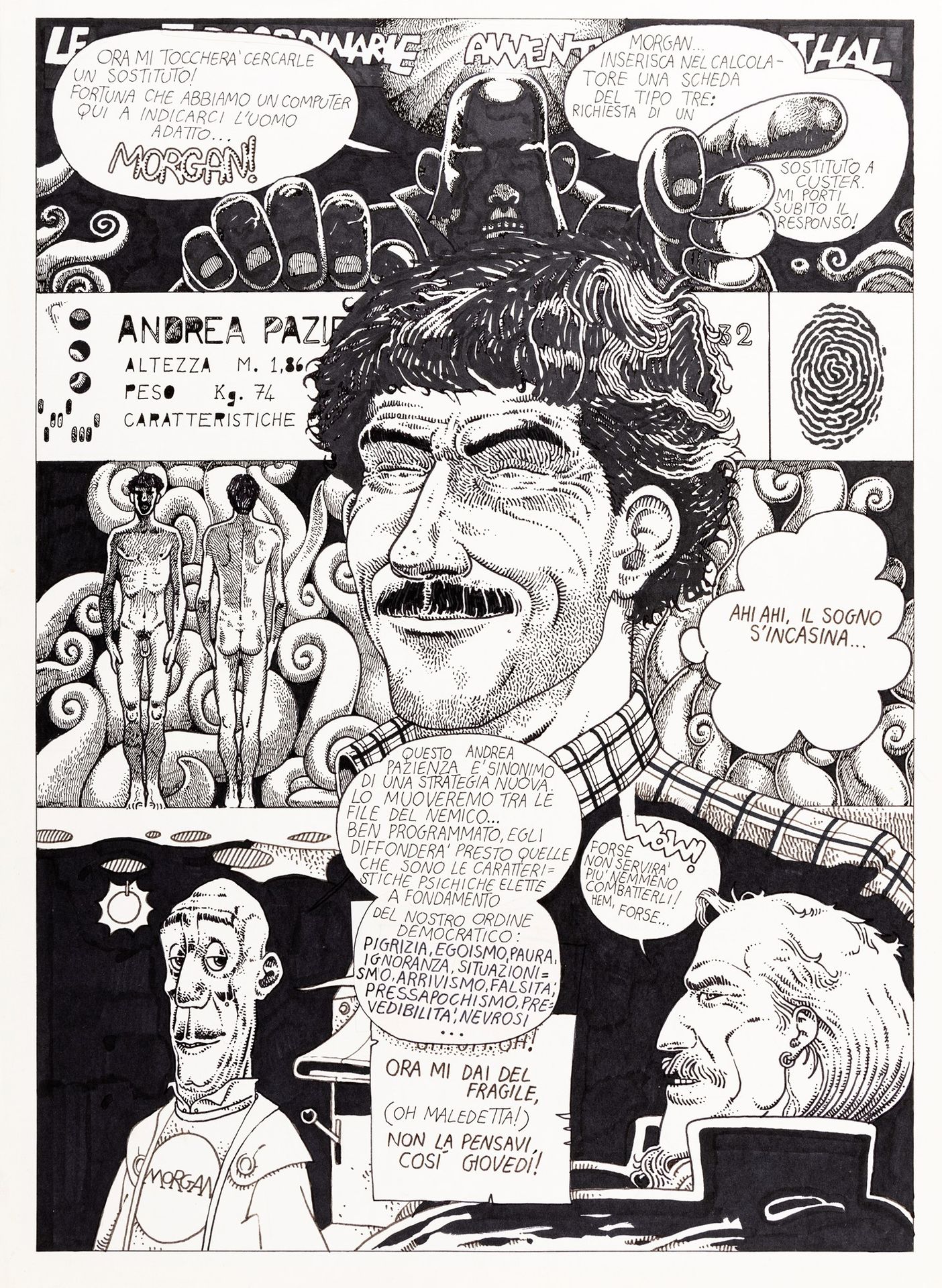 ANDREA PAZIENZA The extraordinary adventures of Pentothal, 1977

pencil, ink and&hellip;
