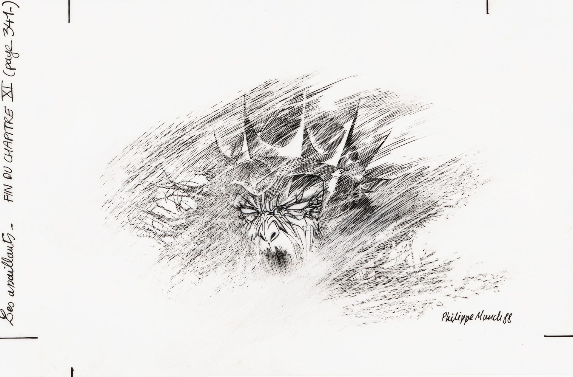 Philippe Munch Roi Nazgul, 1988

encre sur papier calque
21 x 13,5 cm
Illustrati&hellip;