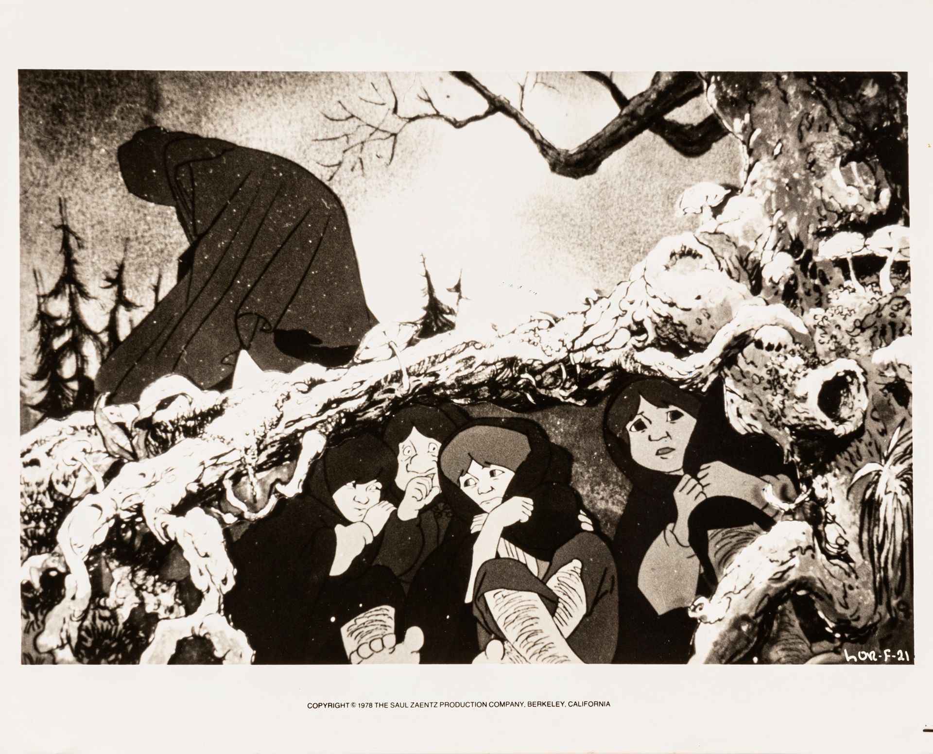 Studio Bakshi The Lord of the Rings, 1978

印刷在摄影胶片上
25,5 x 20,5 cm each
Lot comp&hellip;