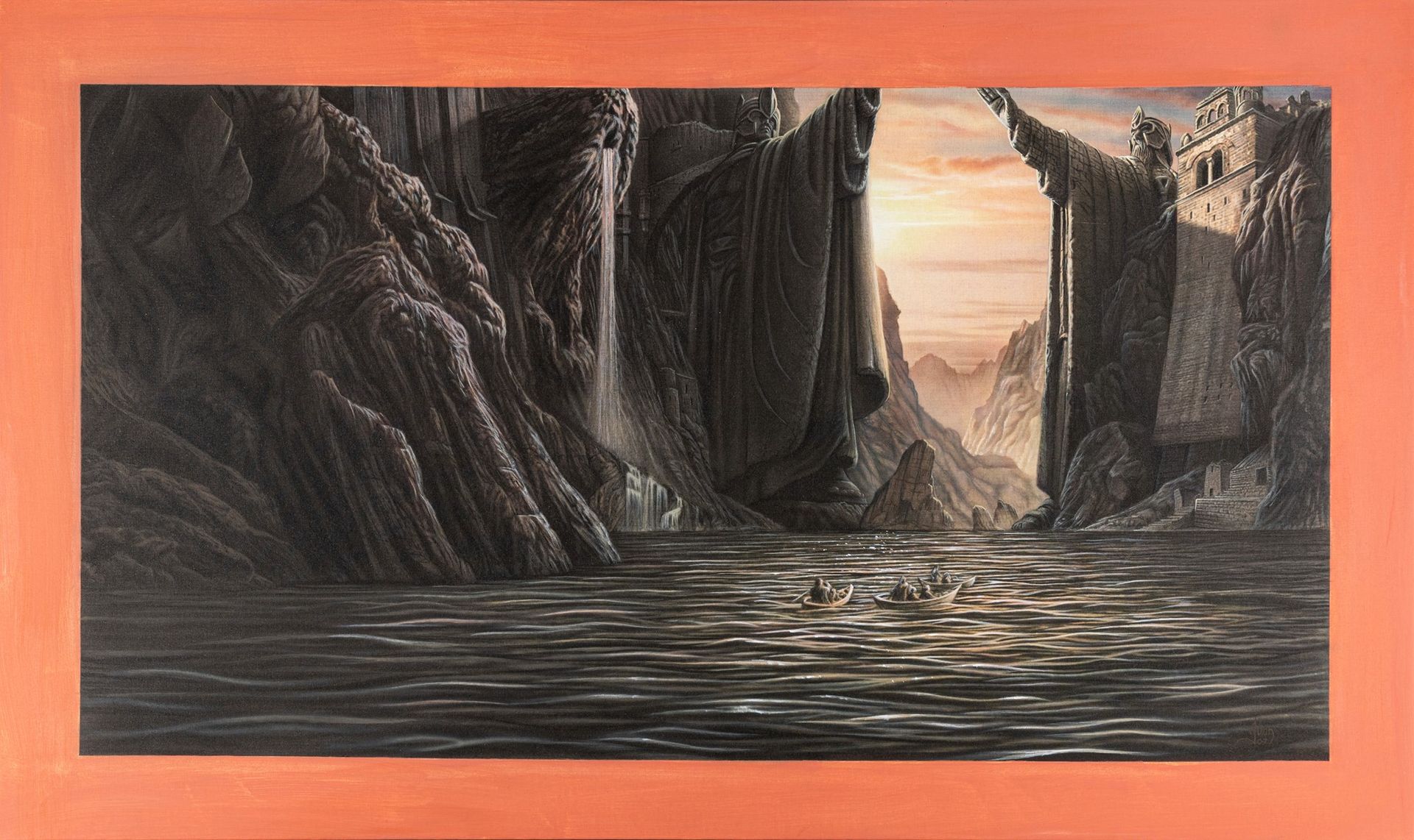 Ivan Cavini The Pillars of Kings on River Anduin, 2007

acrylics on canvas
114 x&hellip;