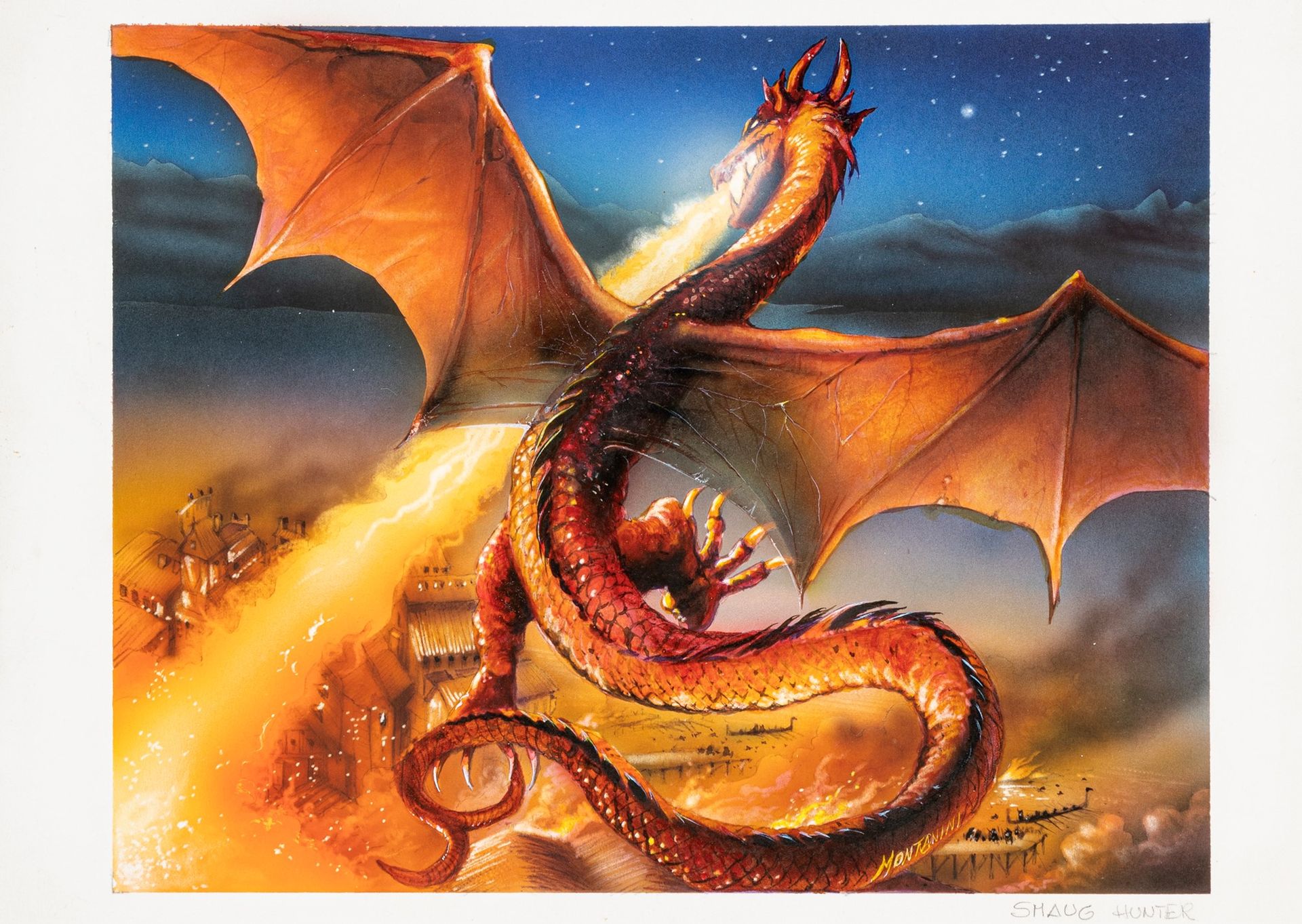 Angelo Montanini Smaug Ahunt, 1996

ink, tempera and airbrush on thin cardboard
&hellip;