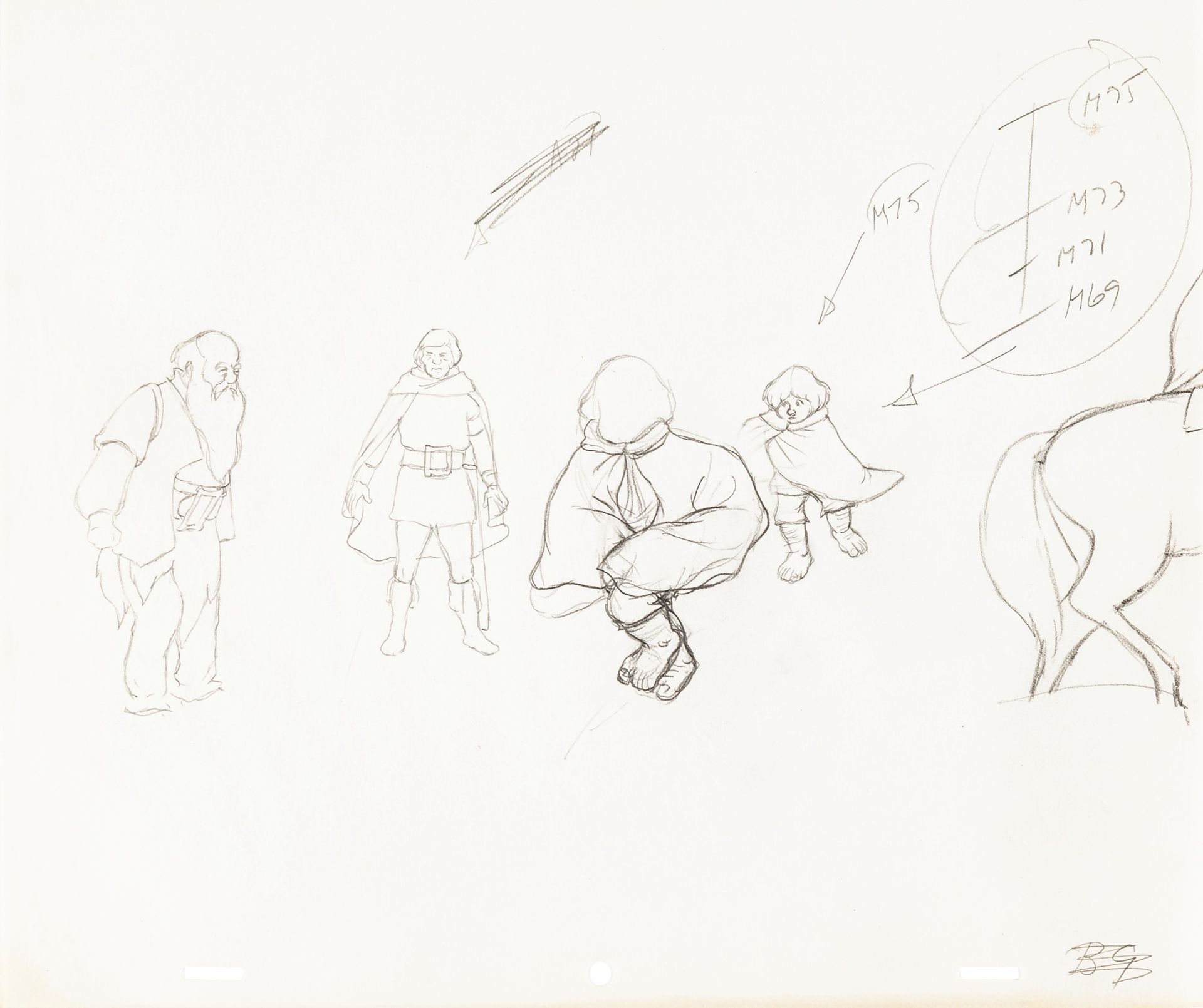 Studio Bakshi Der Herr der Ringe, 1978

Bleistift auf Papier
31,5 x 27 cm
Produk&hellip;