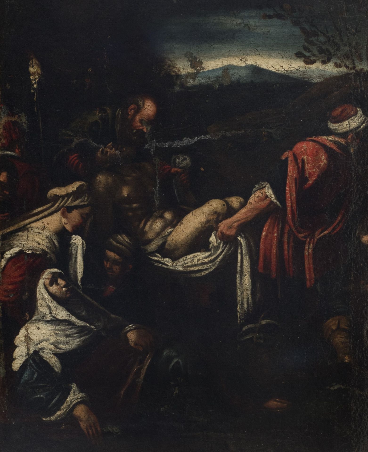 Seguace di Jacopo Bassano Seguace di Jacopo Bassano - Deposition of Christ

oil &hellip;
