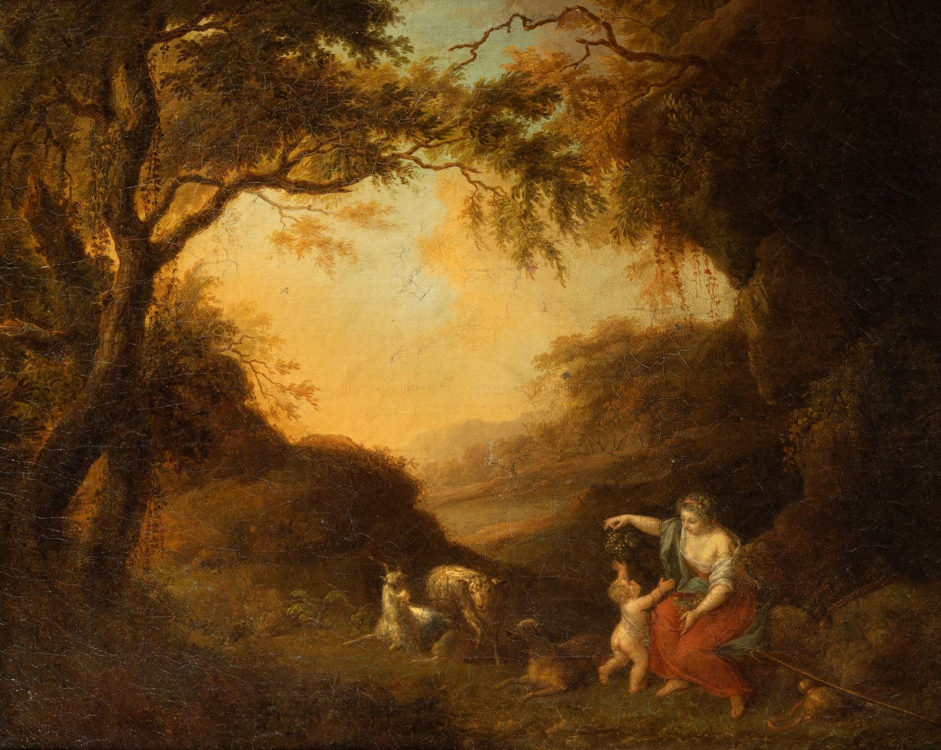 Null Scuola francese, secolo XVIII - Landscape with pfigures

oil on canvas
53 x&hellip;