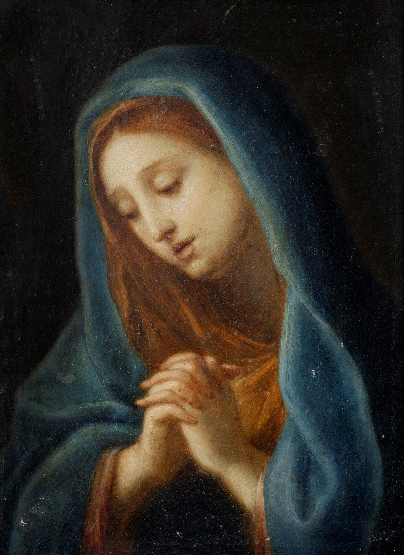 Null Scuola italiana, secolo XVIII - Madonna che prega

olio su tela
26 x 19,5 c&hellip;