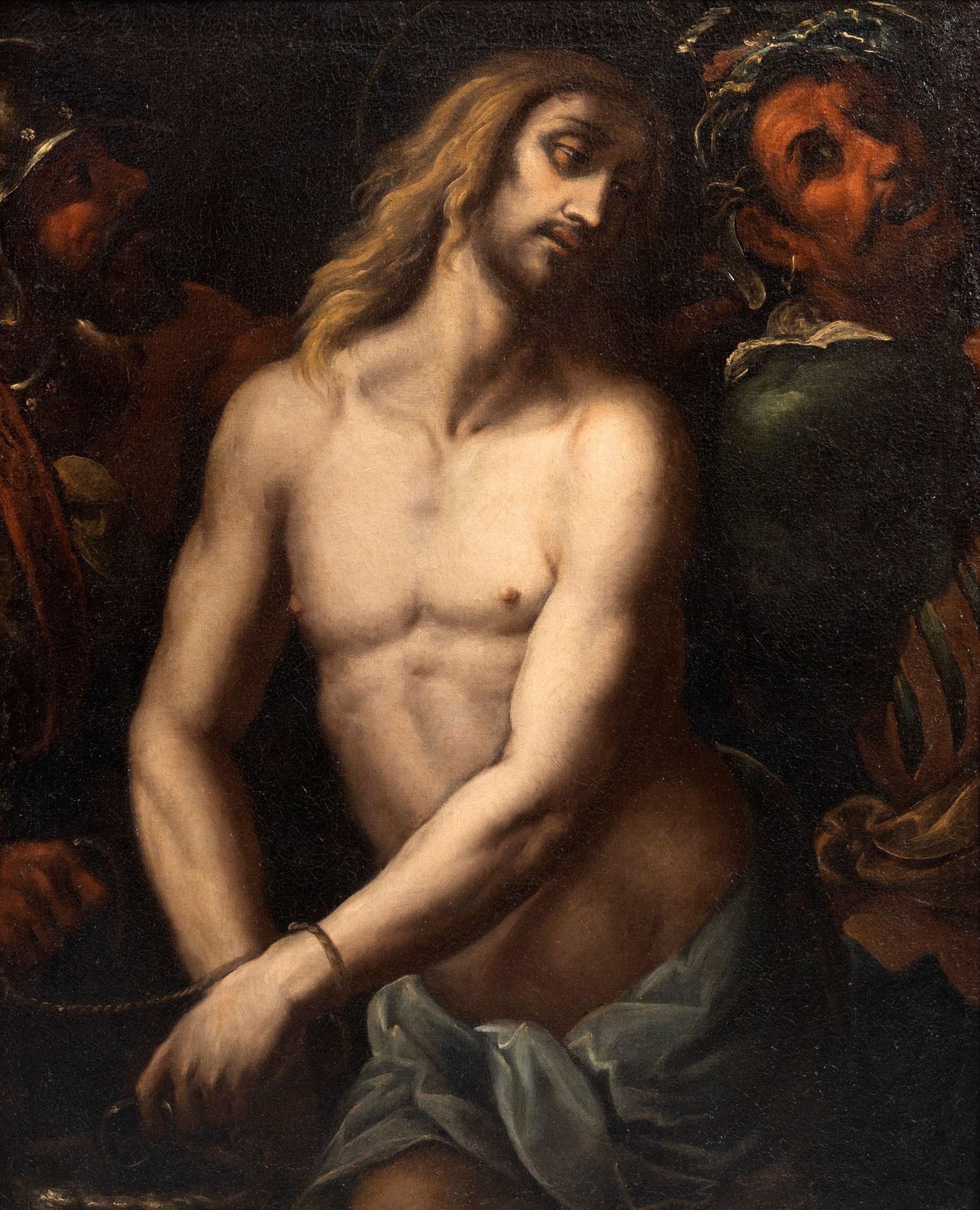 Null Scuola lombarda, secolo XVII - Ecce Homo

óleo sobre lienzo
96 x 79 cm