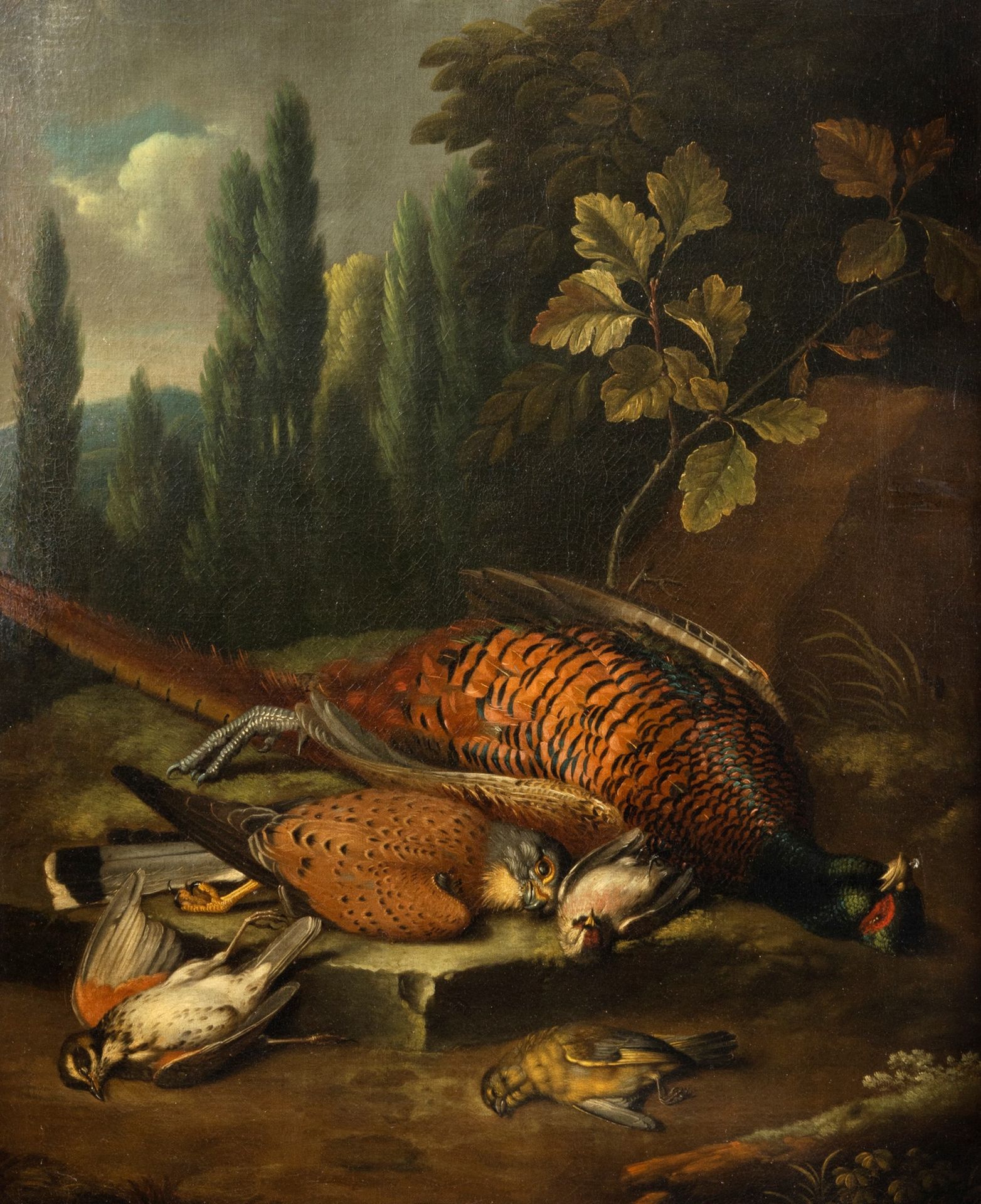 Null Jacob Samuel Beck (Erfurt 1715-1778) - Landschaft mit Wild, 1754

Öl auf Le&hellip;