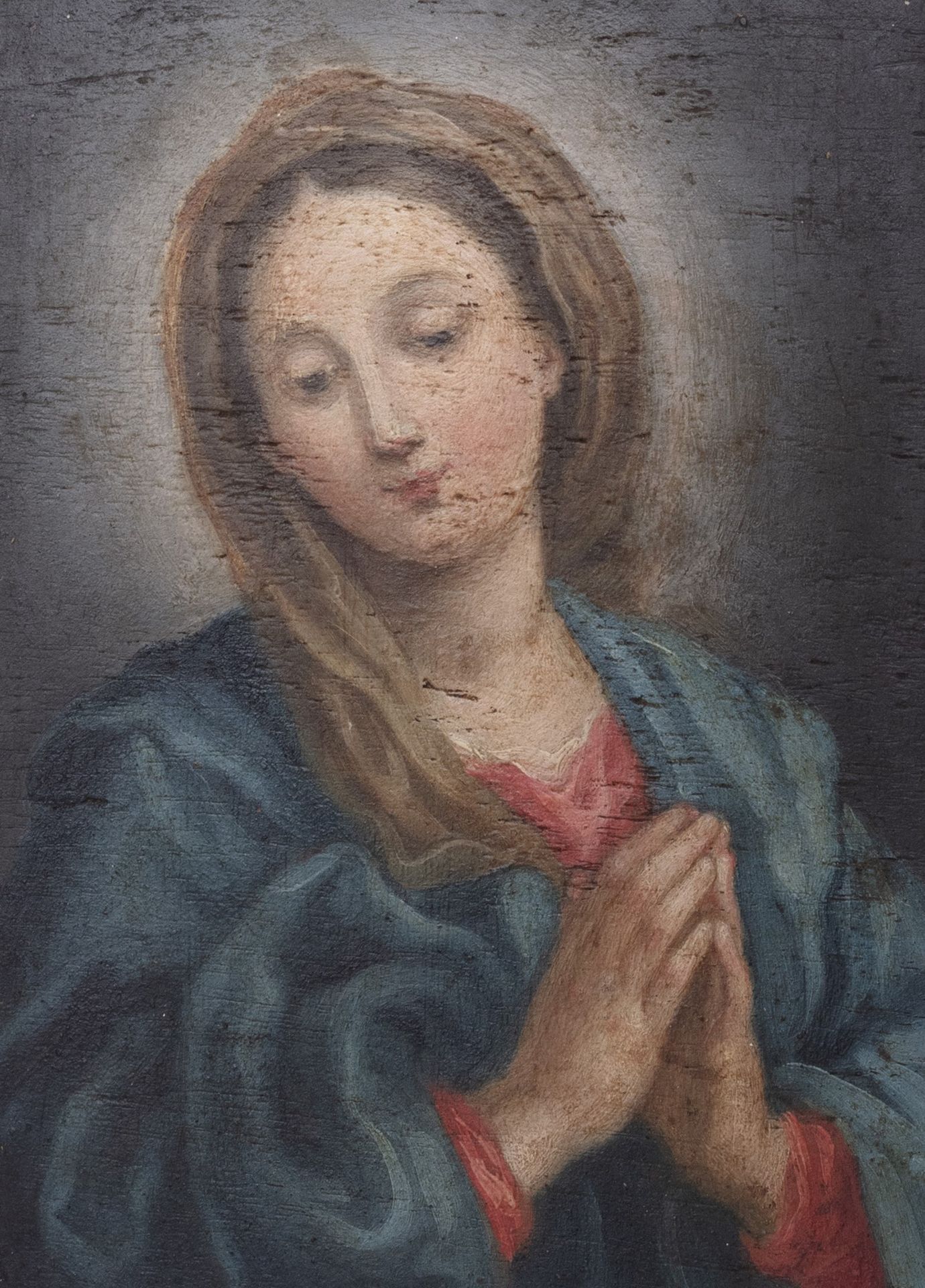 Null Scuola romana, secolo XVII - Vergine in preghiera

olio su tavola
16 x 11,5&hellip;
