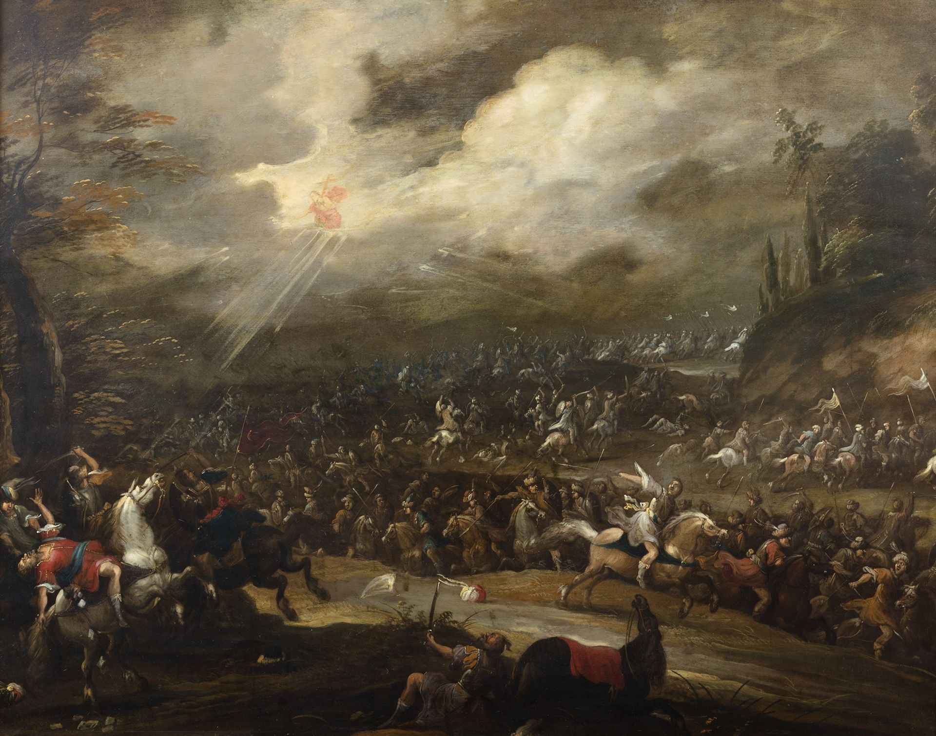 Null Scuola napoletana, secolo XVII - Battle scene

oil on copper
76.5 x 100 cm
&hellip;