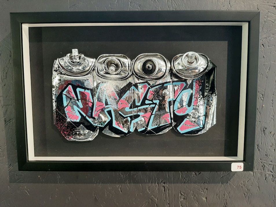 Null NASTY

Untitled, 2021. 

Compression of painted cans. Aerosol and posca. Un&hellip;