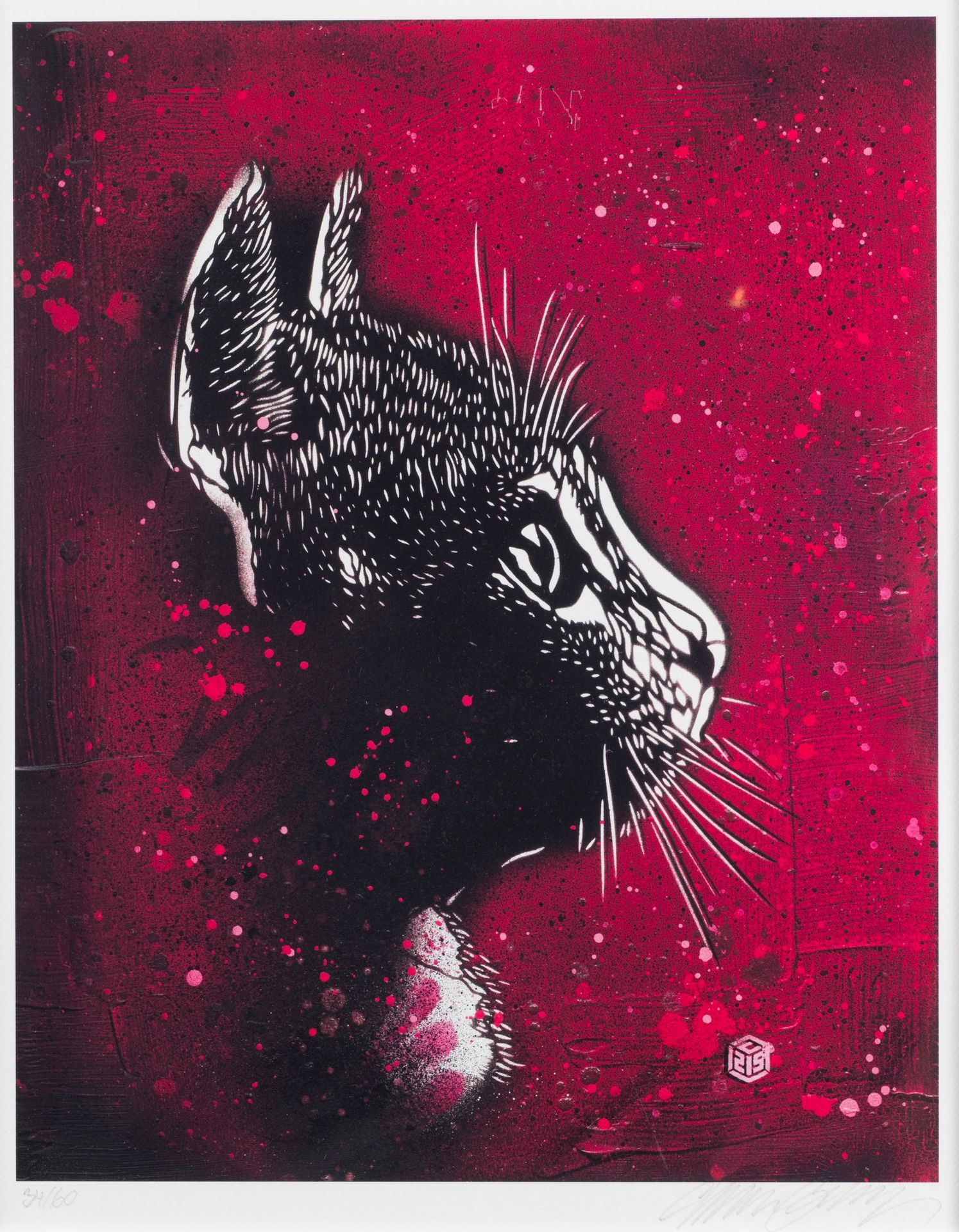 Null C215 

Felix (fuschia), 2019

Print on canson paper, signed lower right and&hellip;