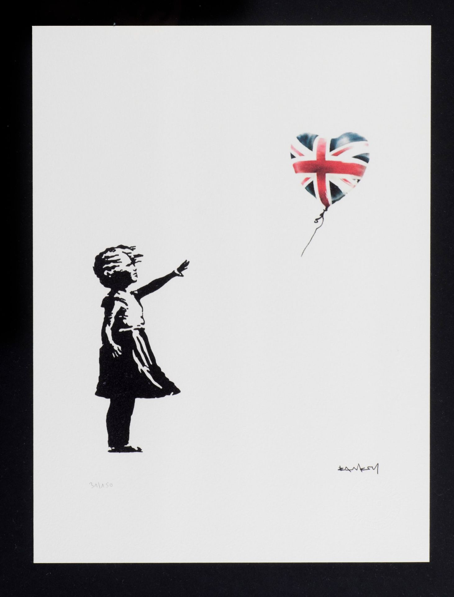 Null BANKSY (dopo)

Ragazza con palloncino d'amore - Regno Unito

Serigrafia fir&hellip;