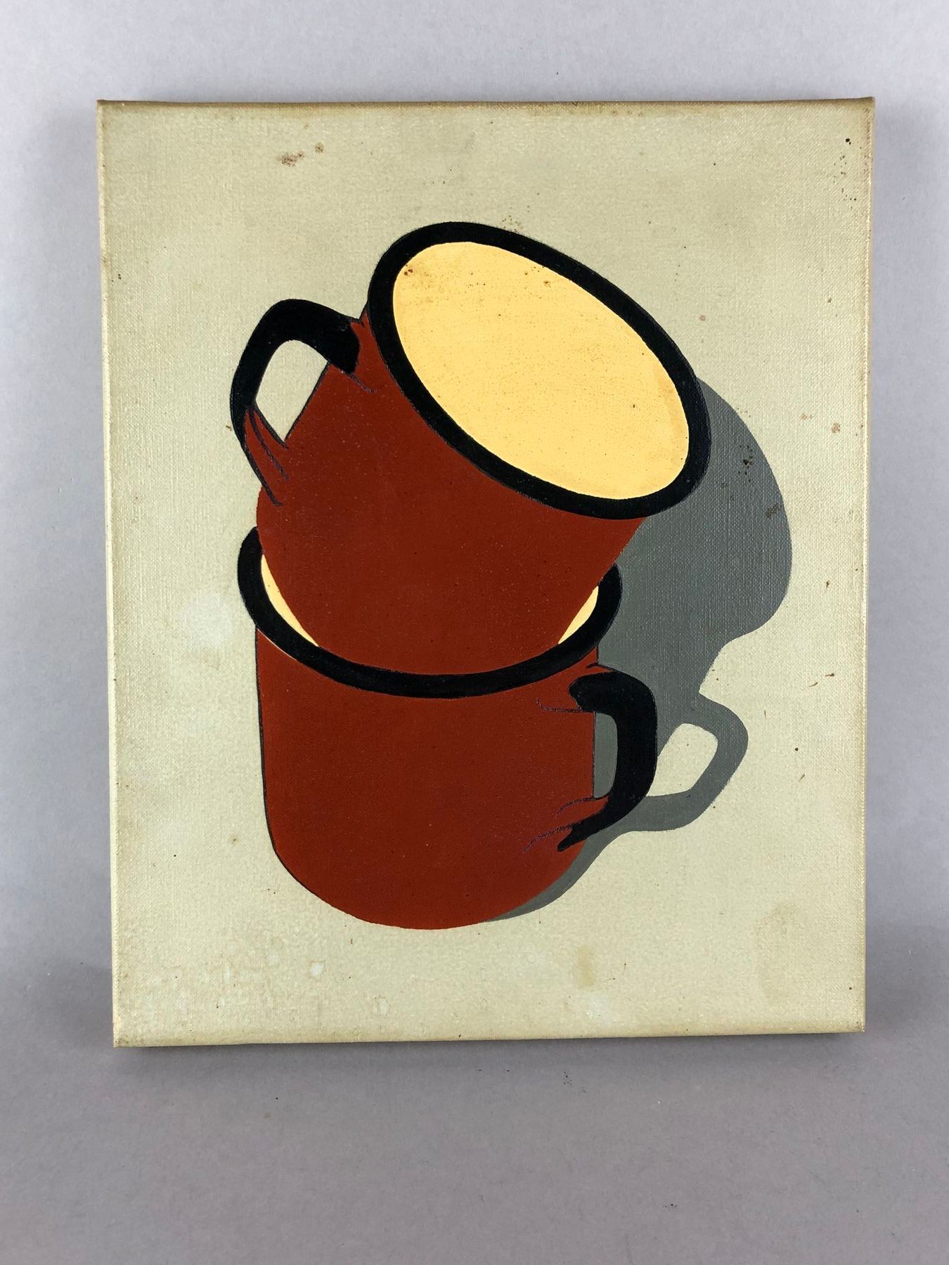 Null Francis ROUX 

Negative red-cups, 77. 

Oil on canvas signed, titled and da&hellip;