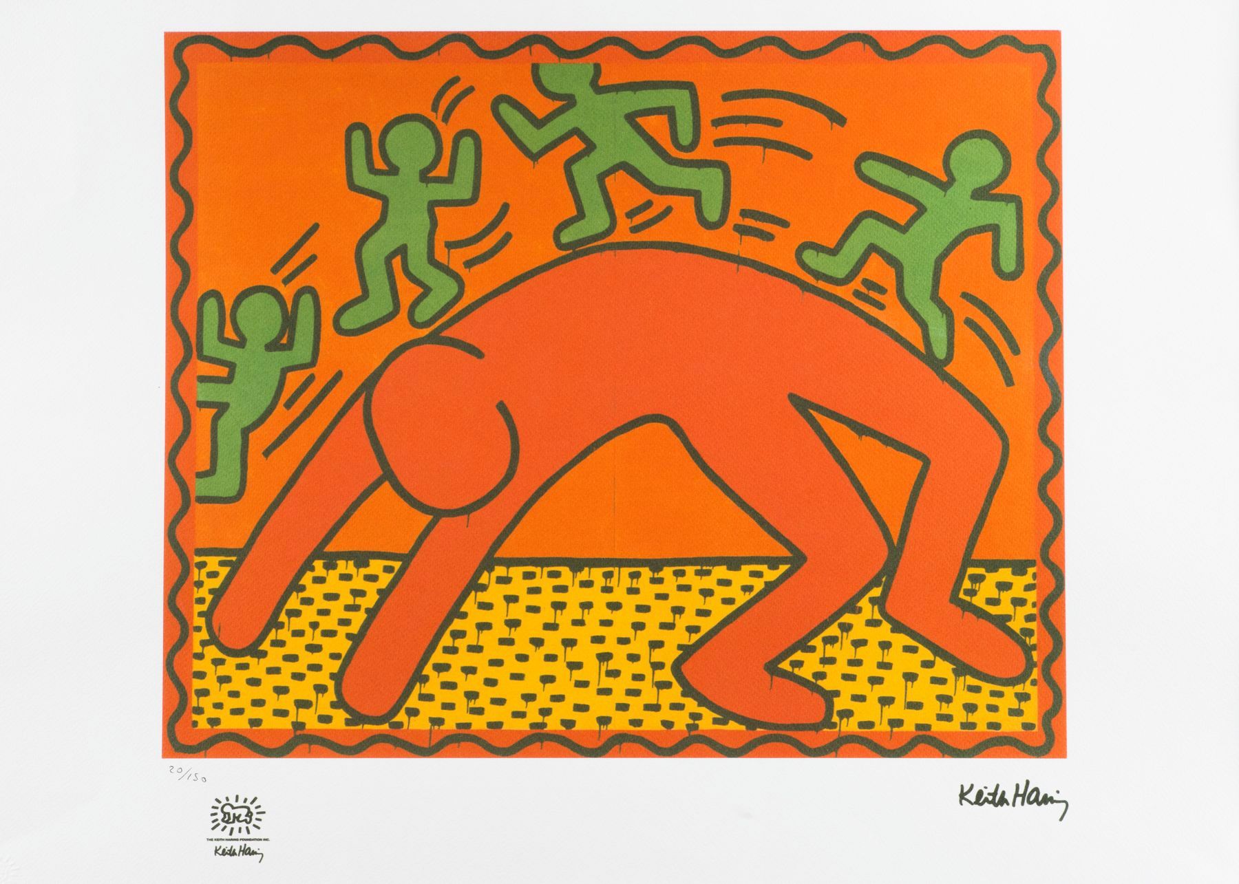 Null KEITH HARING 

Serigraph signed lower right and numbered 20/150 with the st&hellip;
