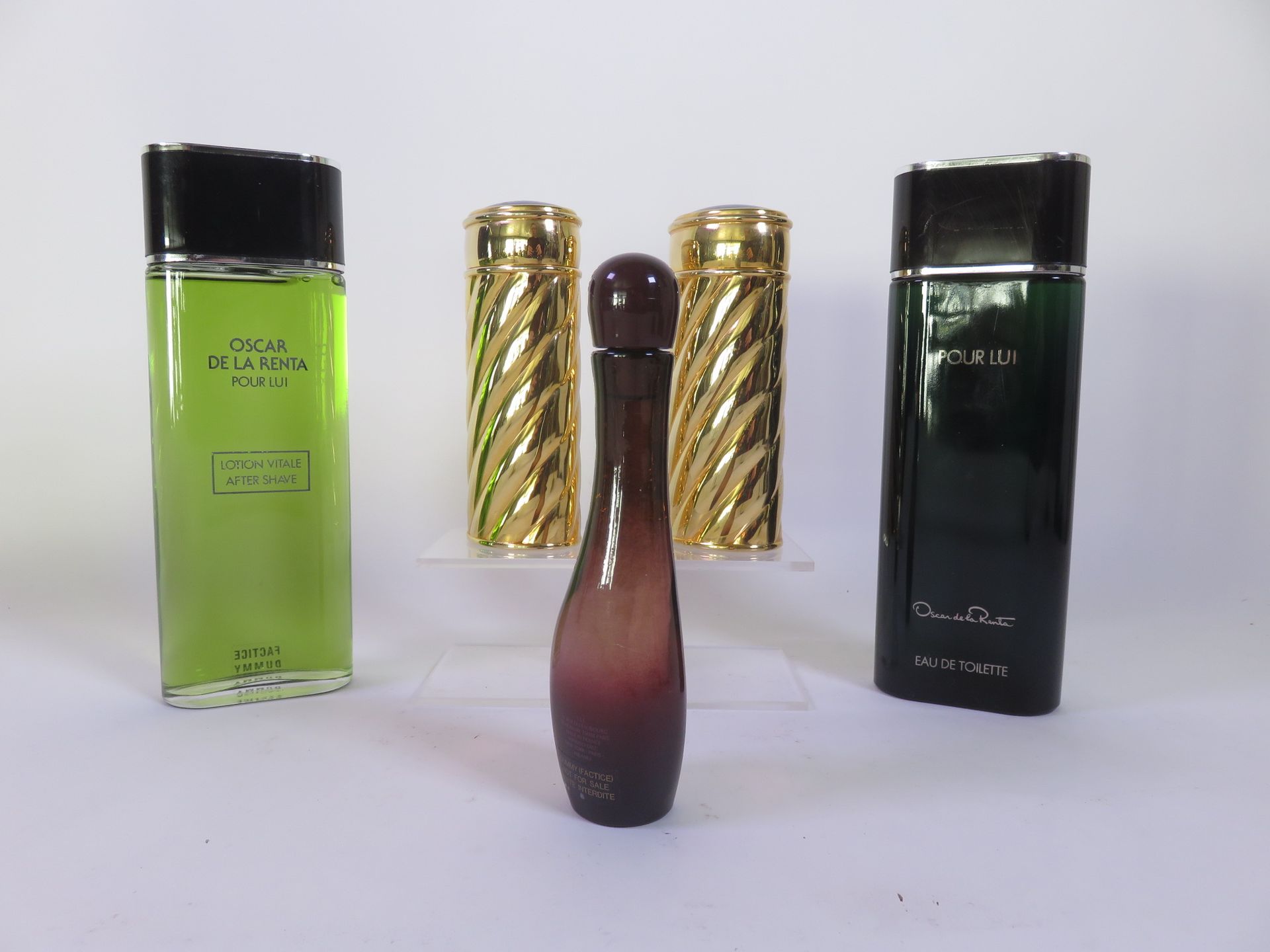 Null Divers parfumeurs - (années 1990) - Assortiment de 5 flacons publicitaires &hellip;