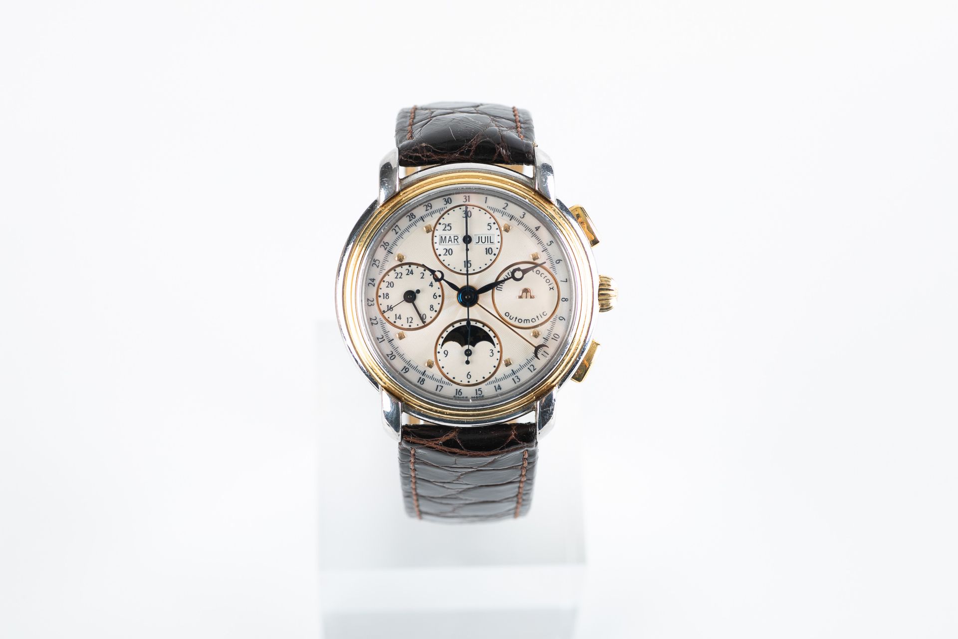 Null Reloj de pulsera Maurice Lacroix nº 66412-209, caja de acero inoxidable, bi&hellip;
