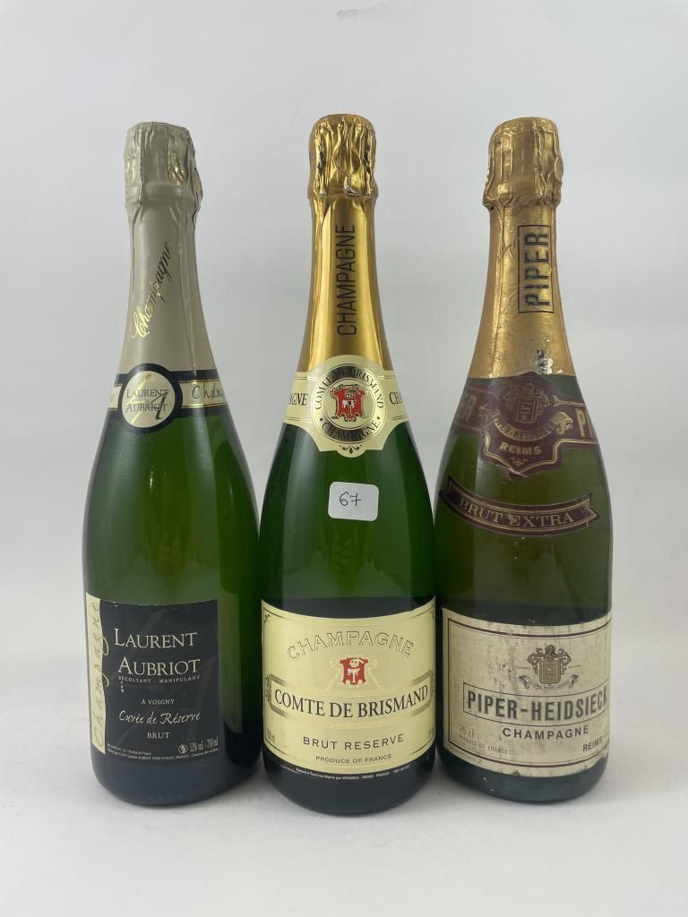 3 btls dont 1 btl Champagne NM - Cuvée de Réserve - Laur…