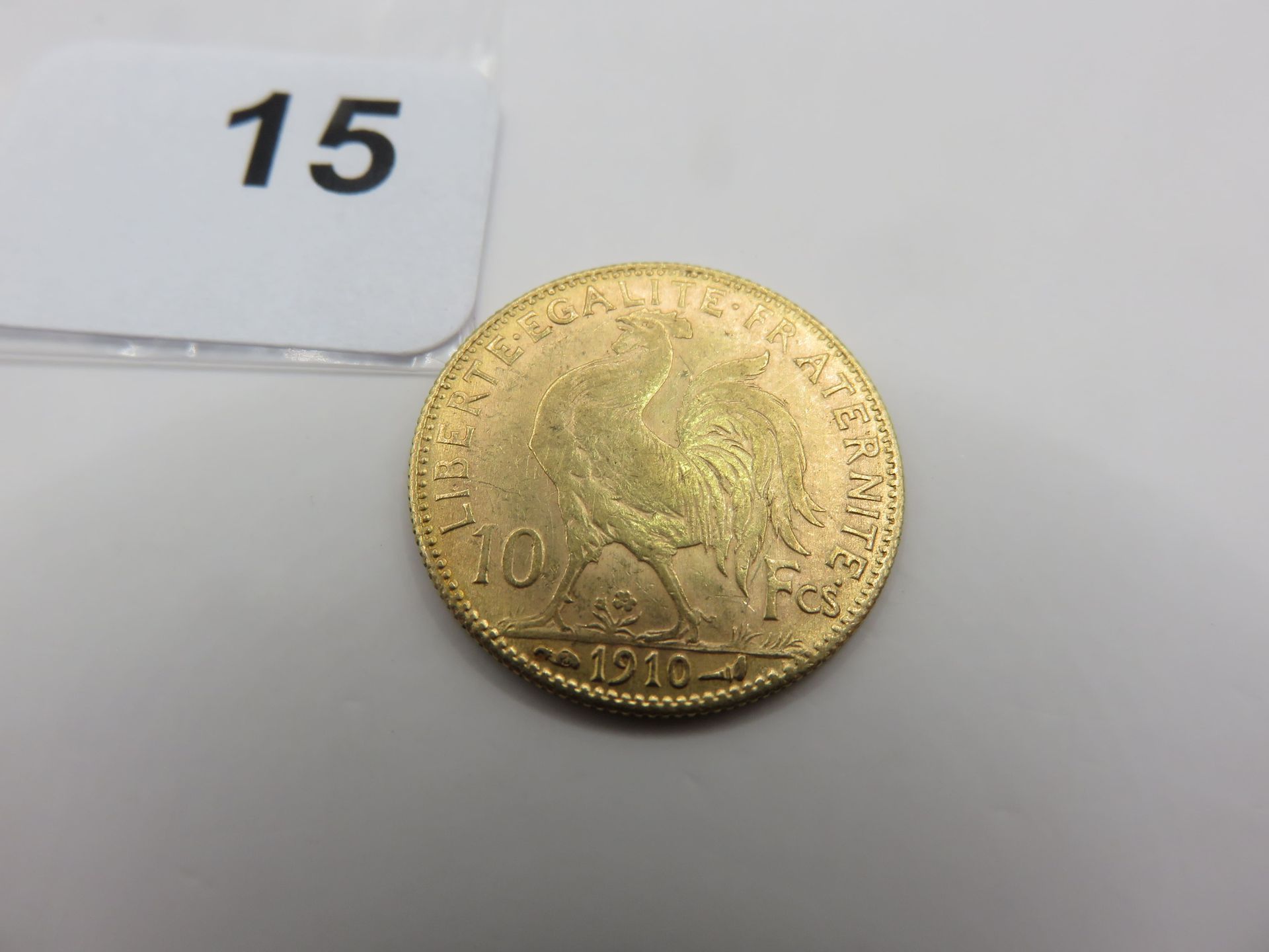 Null Monnaie or - France - 10 Francs Coq 1910 TTB