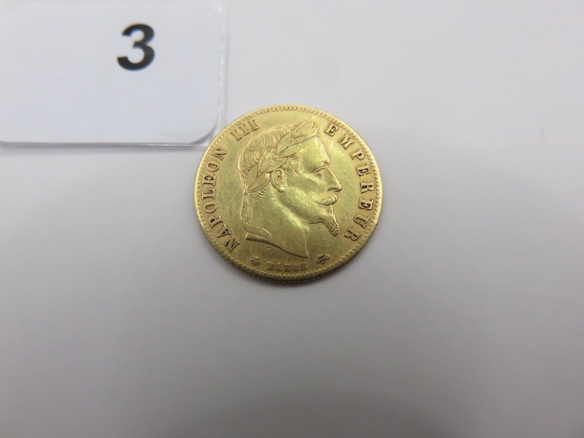 Null Monnaie or - France - 5 Francs Napoléon III tête laurée 1867 A Paris TTB