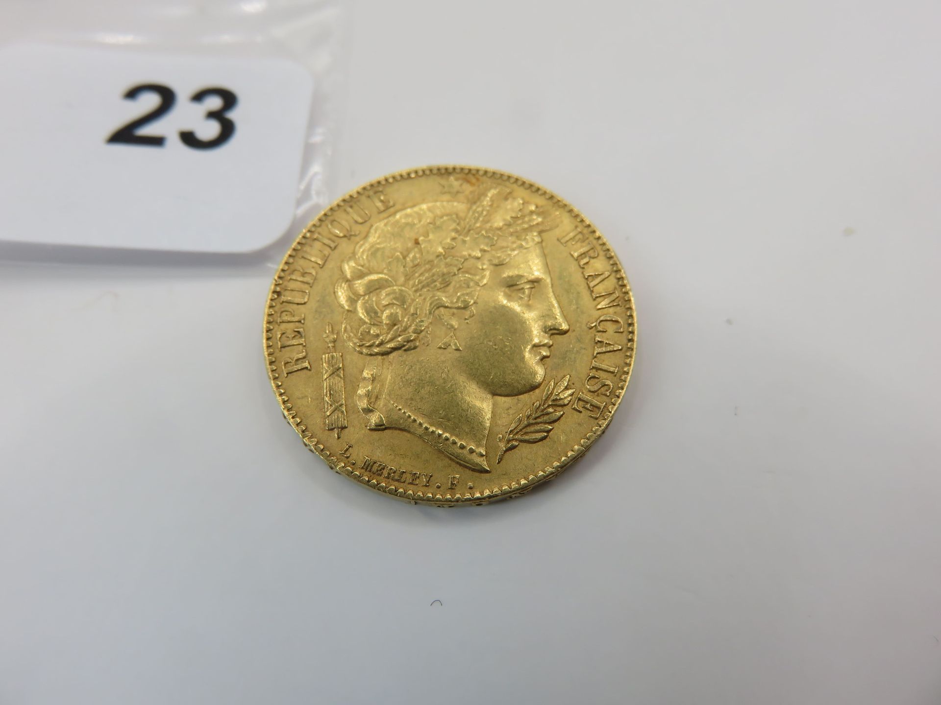 Null Monnaie or - France - 20 Francs Cérès 1851 A Paris TTB+