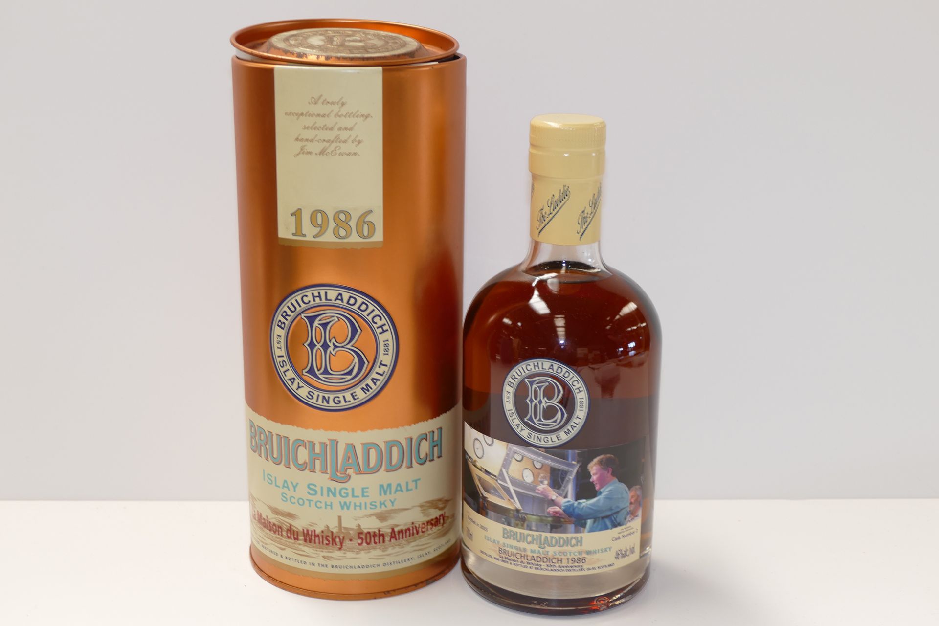 Null 1 Btle Whisky Bruichladdich 1986 La Maison du Whisky 50th Anniversary in le&hellip;