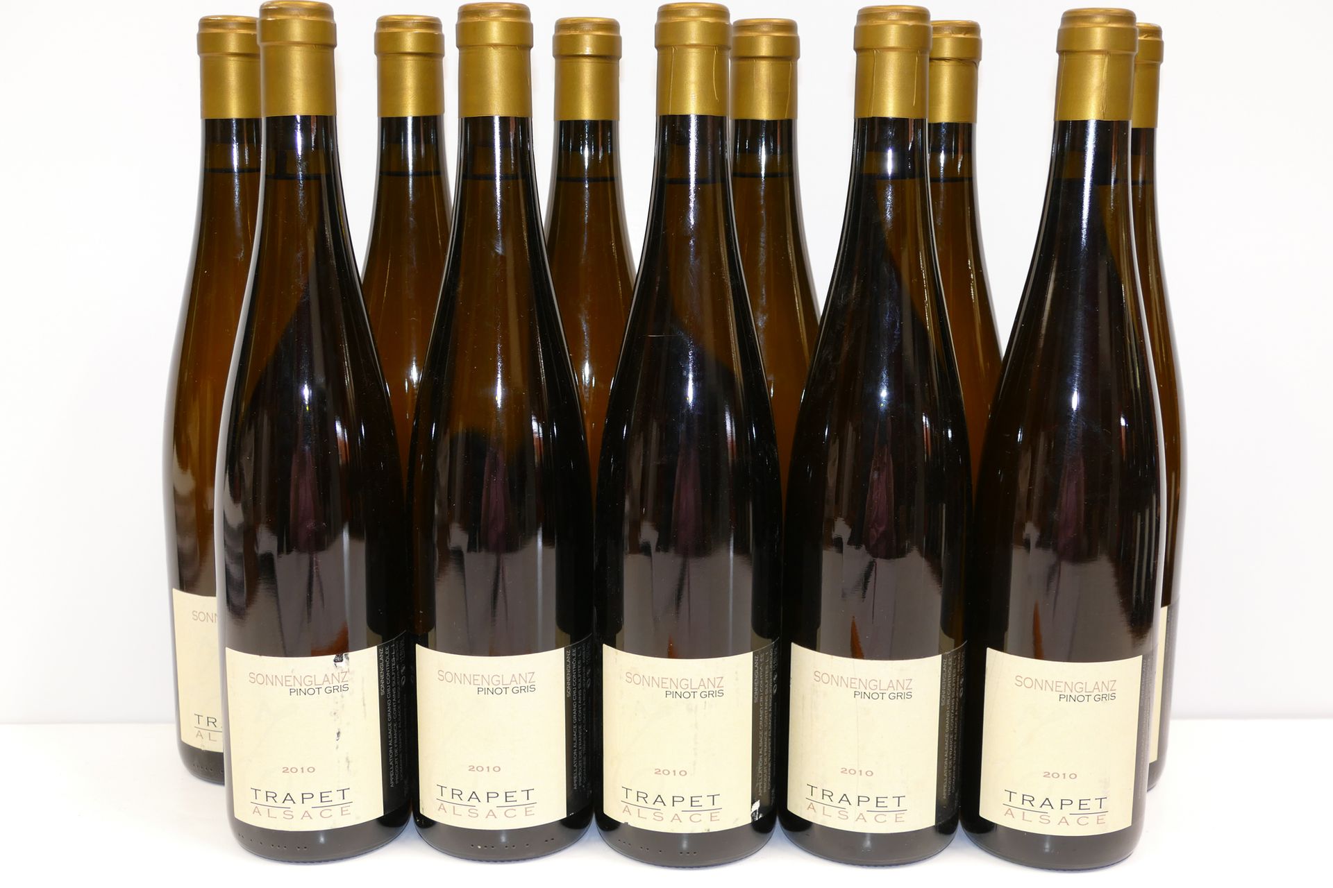 Null 11 Btles Pinot Gris Grand Cru Sonnenglanz 2010 Domaine Trapet etichette leg&hellip;