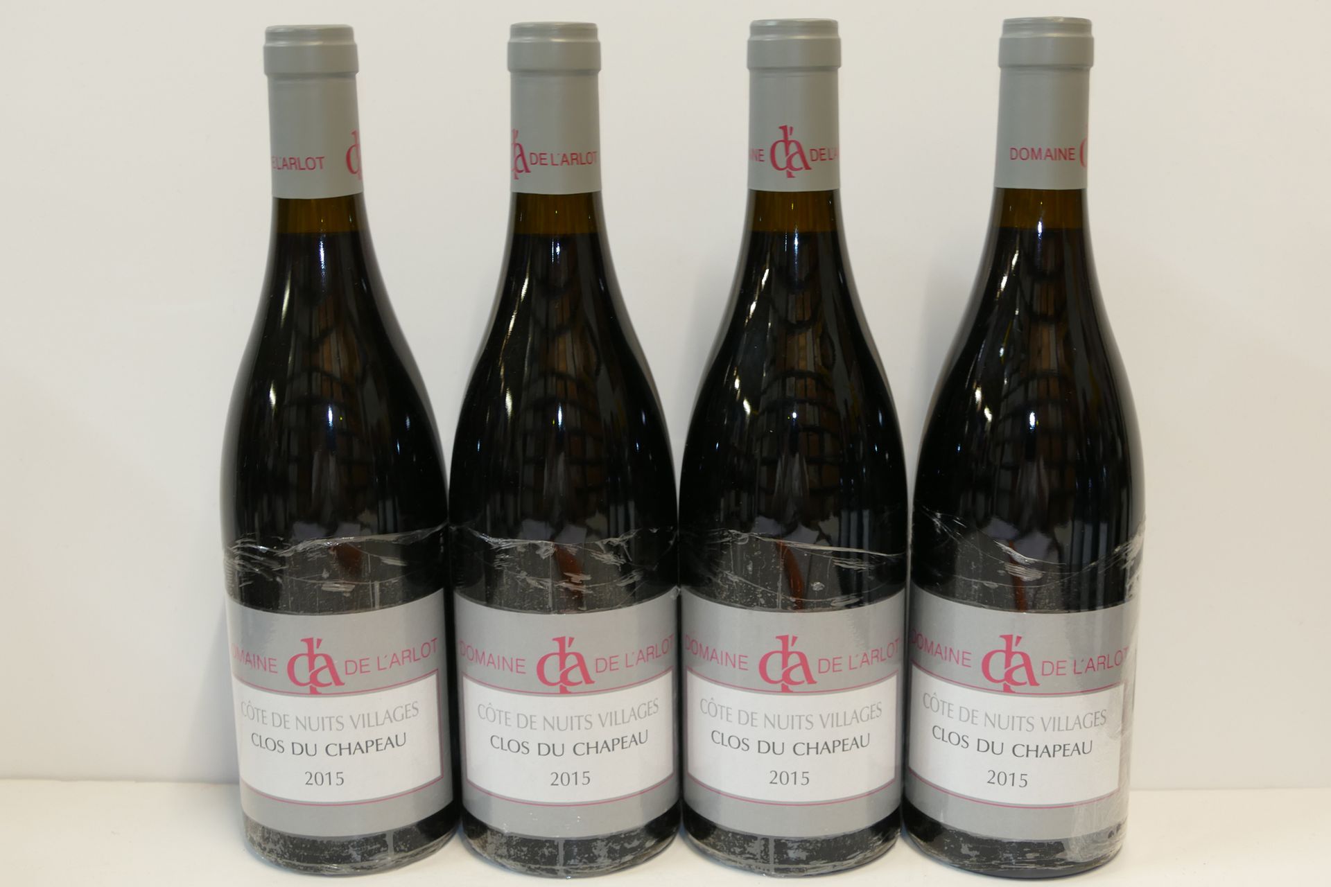 Null 4 Btles Côtes de Nuits Villages Clos du Chapeau rouge 2015 Domaine de l'Arl&hellip;