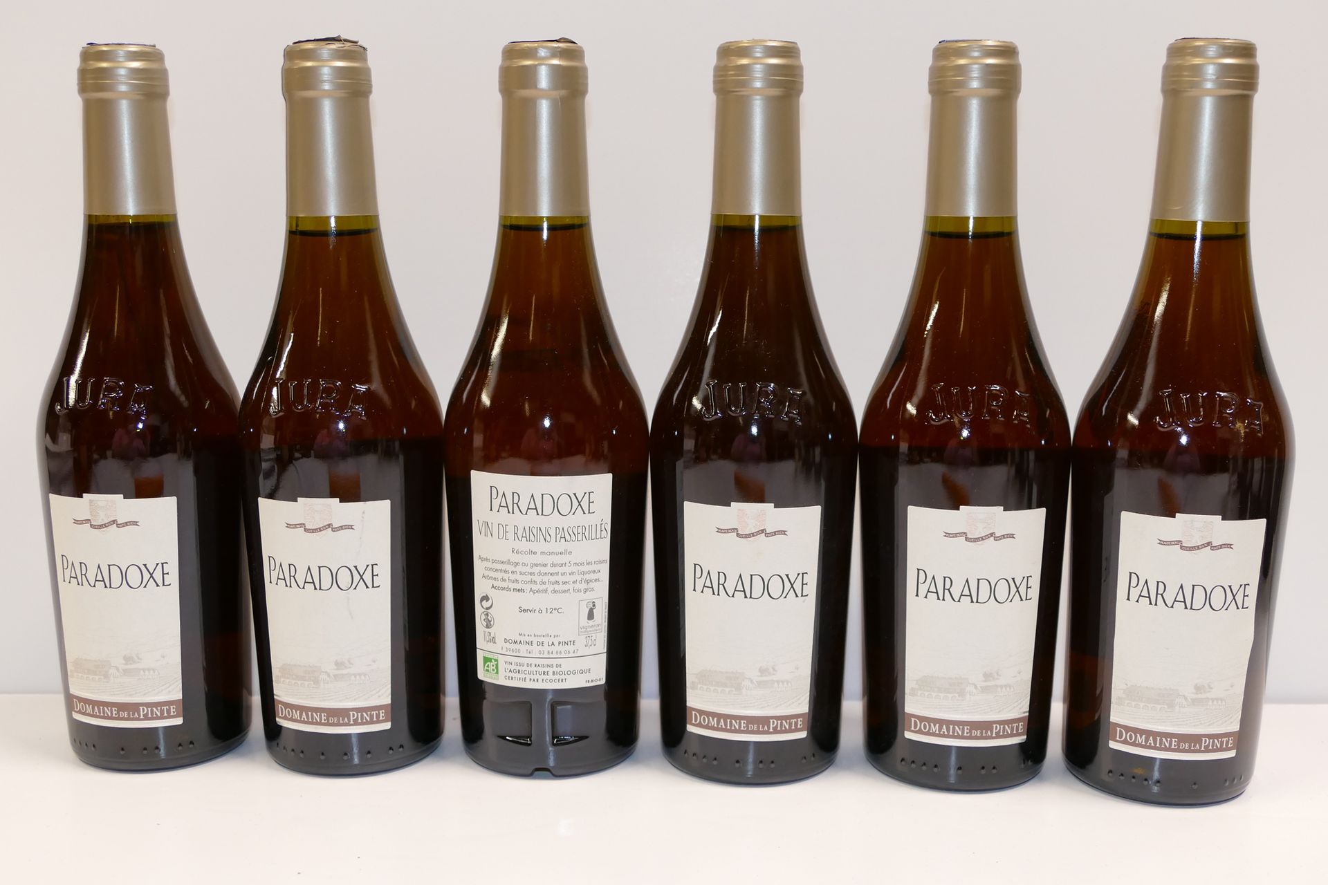 Null 6 Demi-Btles Paradoxe Jura liquoreux Domaine de La Pinte Inklusive und erst&hellip;