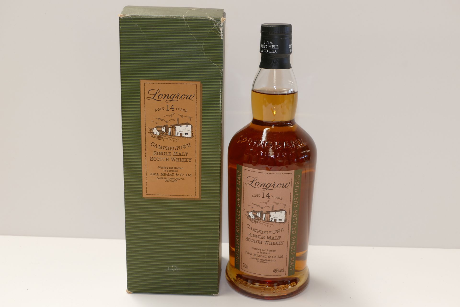 Null 1 Btle Whisky Longrow Campbeltown 14 years old Distilled and Bottled J & A &hellip;