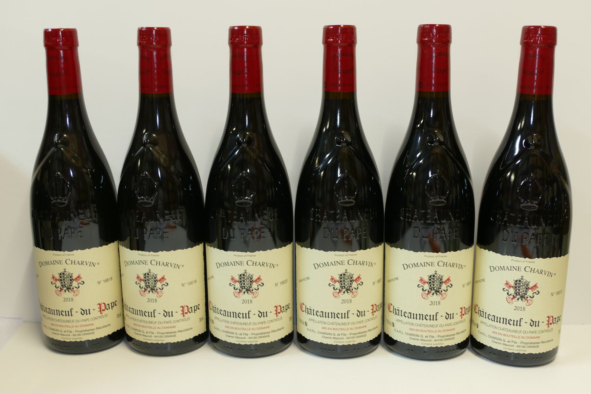Null 6 Btles Châteauneuf du Pape rouge 2018 Domaine Charvin IC 10/10 PM Inklusiv&hellip;