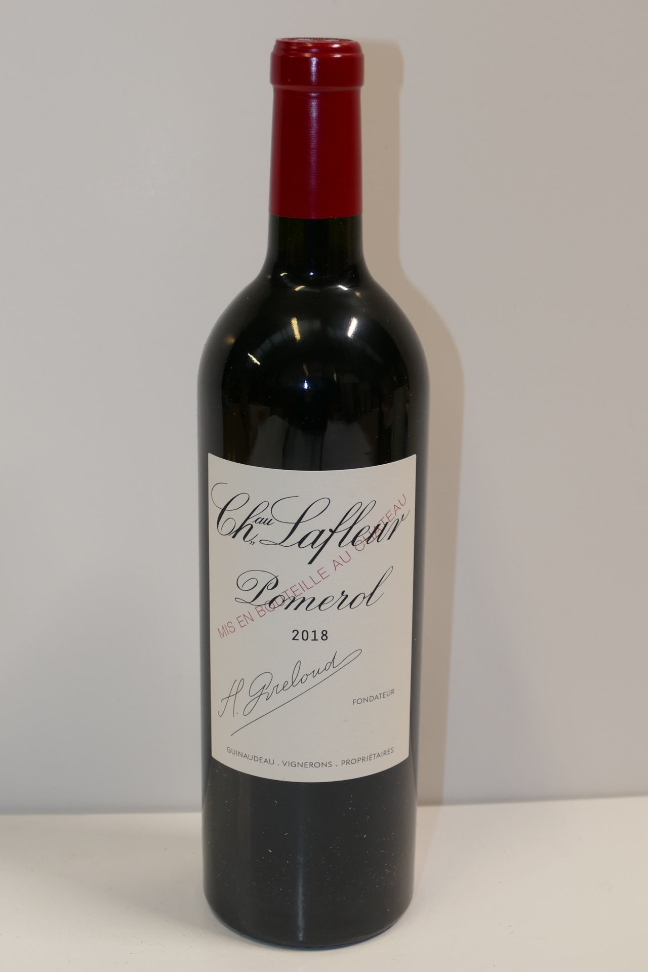 Null 1 Btle Château Lafleur 2018 Pomerol aus einer originalen Holzkiste von 3 Bt&hellip;