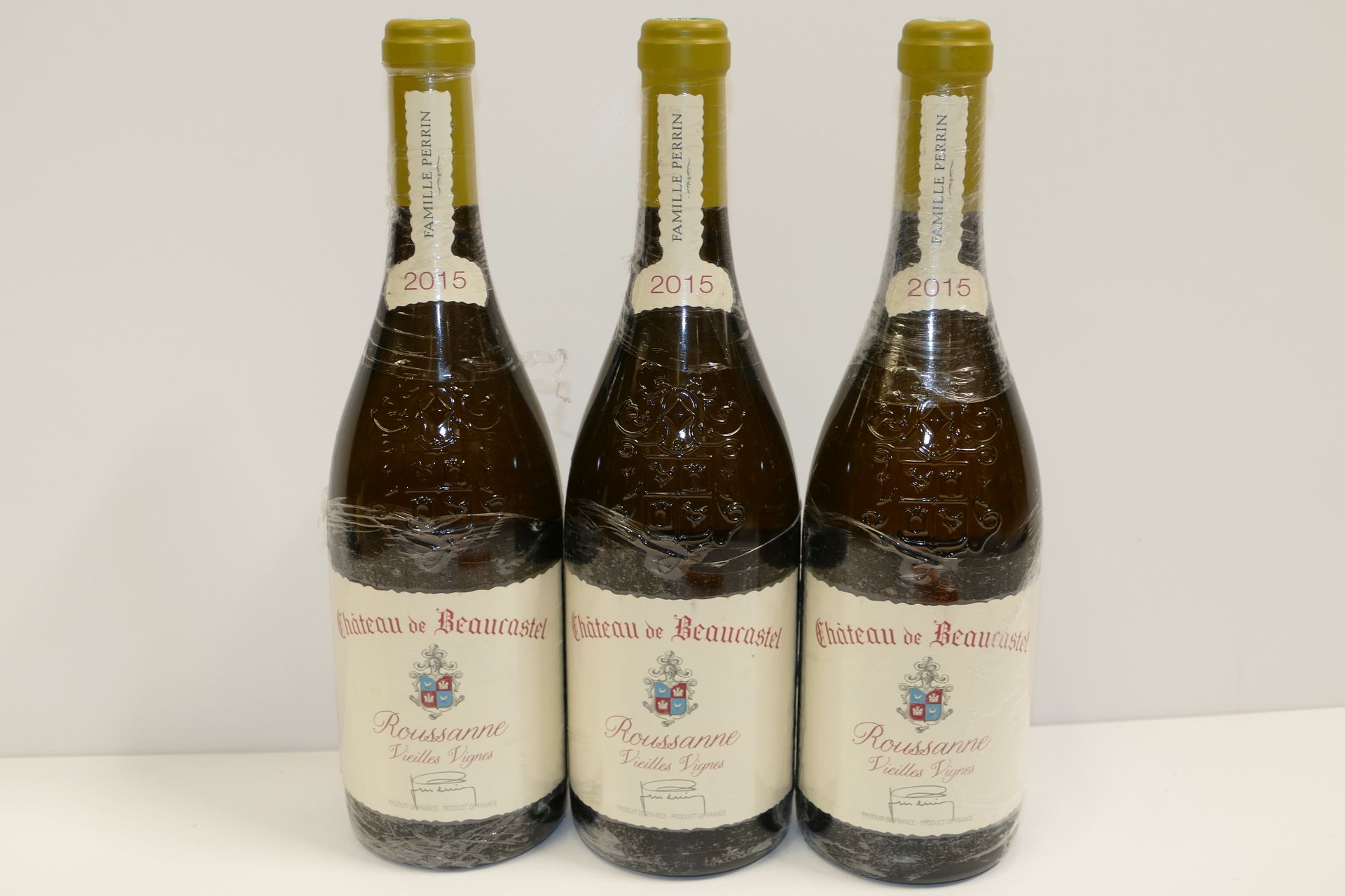 Null 3 Btles Châteauneuf du Pape Château de Beaucastel blanc Roussanne Vieilles &hellip;